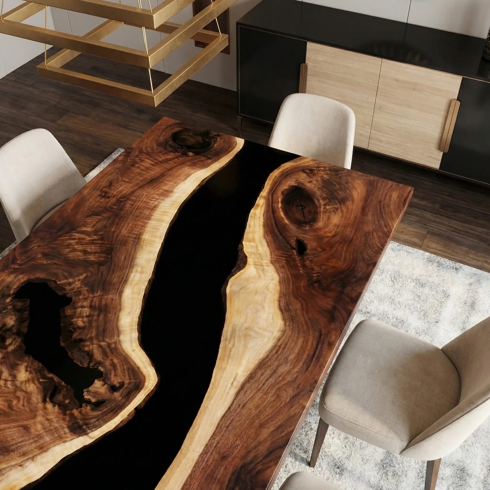 Custom-Black-Walnut-Epoxy-Resin-River-Table-Black-Resin-ZLR-39-22