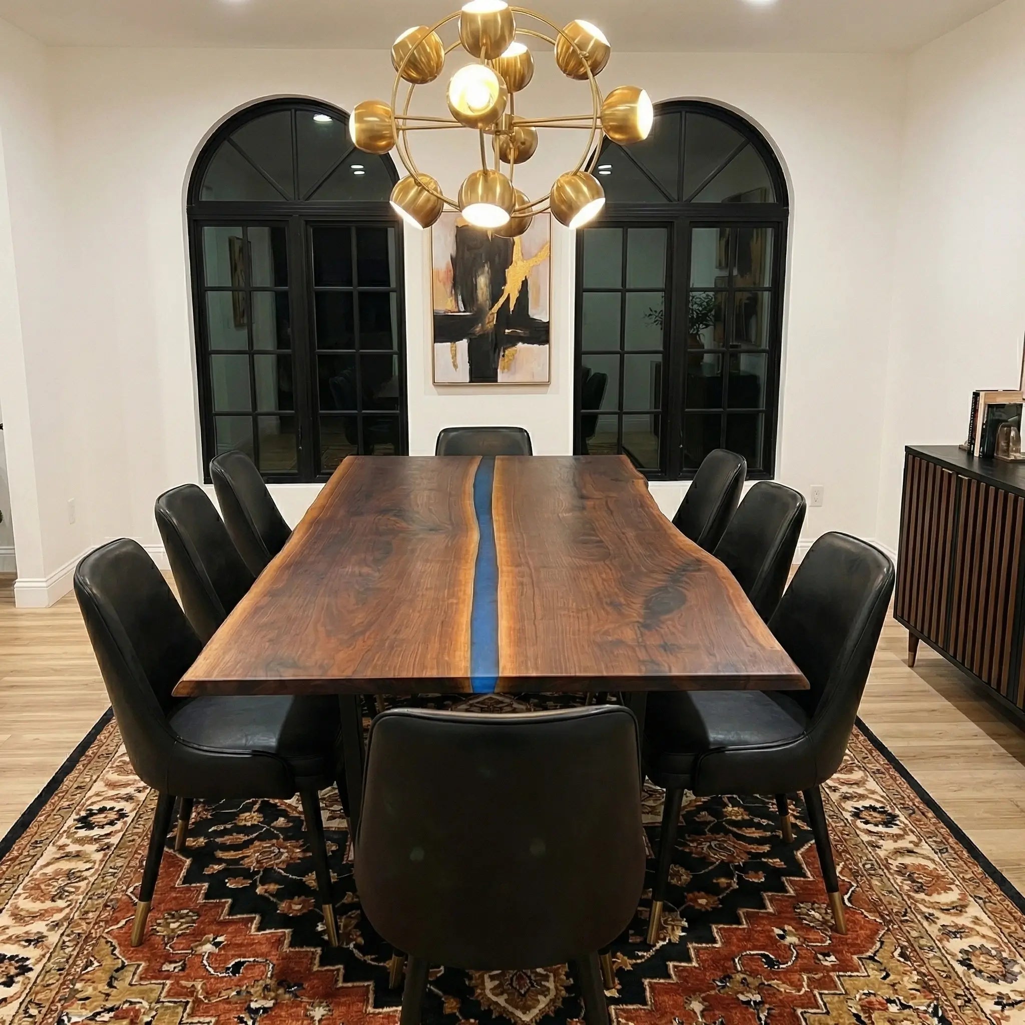 Custom-Black-Walnut-Epoxy-Resin-River-Table-Blue-Resin-ERT-34-22