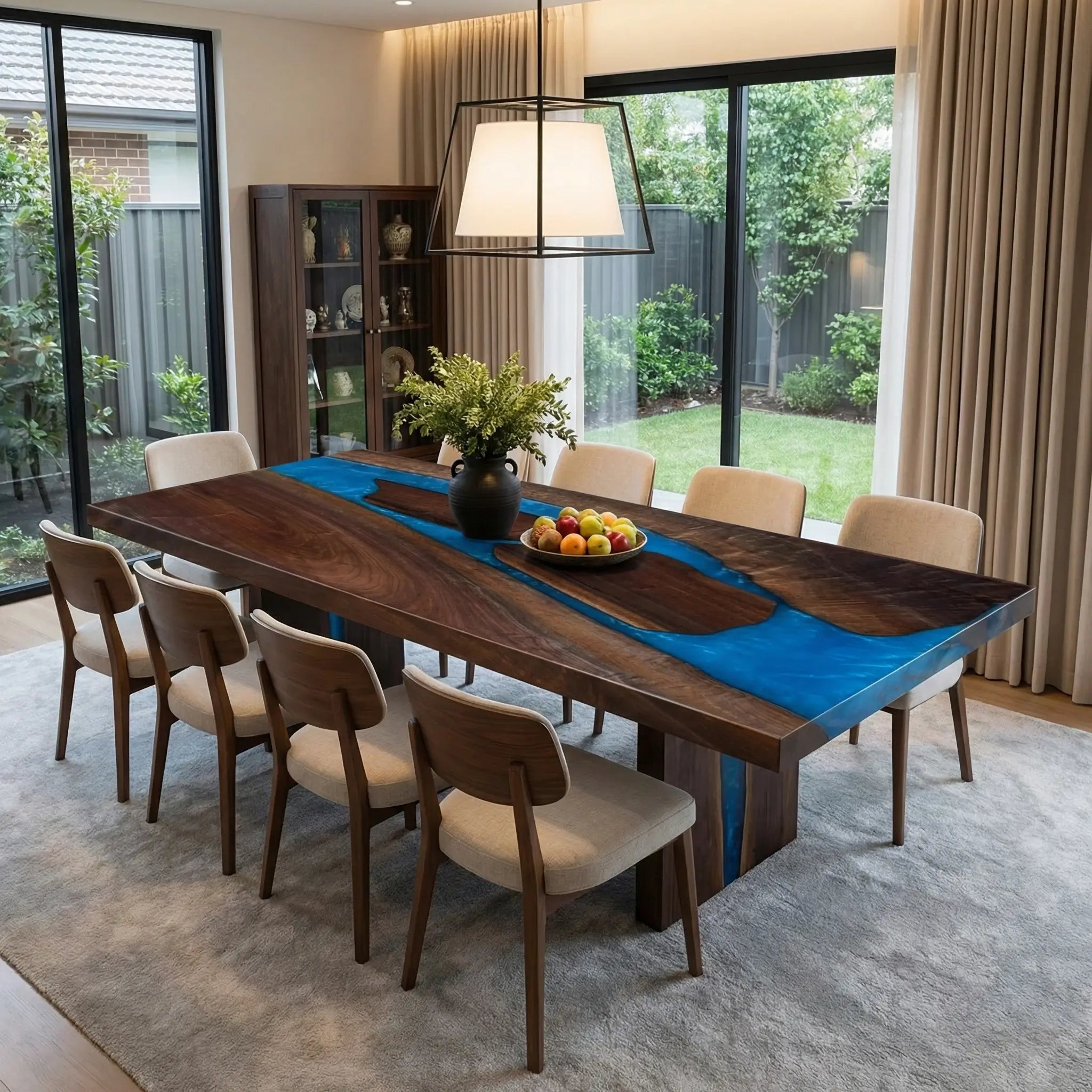 Custom-Black-Walnut-Epoxy-Resin-River-Table-Blue-Resin-ERX-73-23