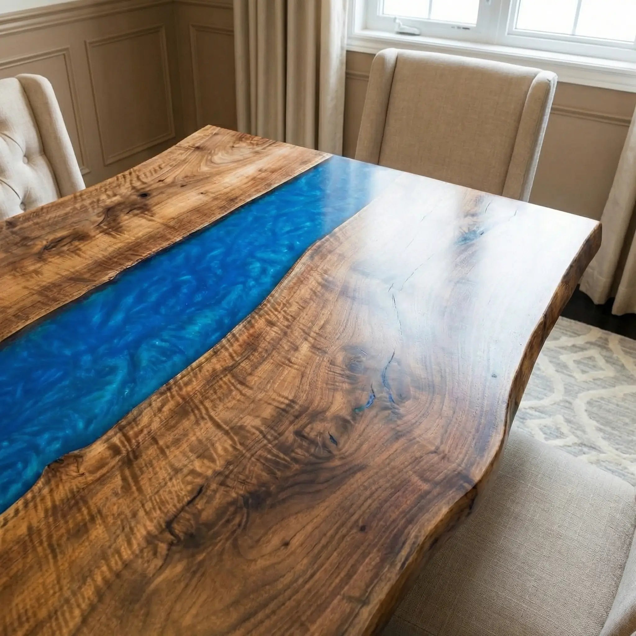 Custom-Black-Walnut-Epoxy-Resin-River-Table-Blue-Resin-HRT-52-19