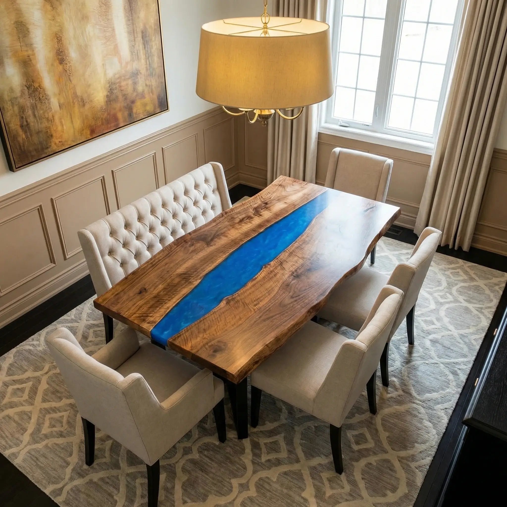 Custom-Black-Walnut-Epoxy-Resin-River-Table-Blue-Resin-HRT-52-21