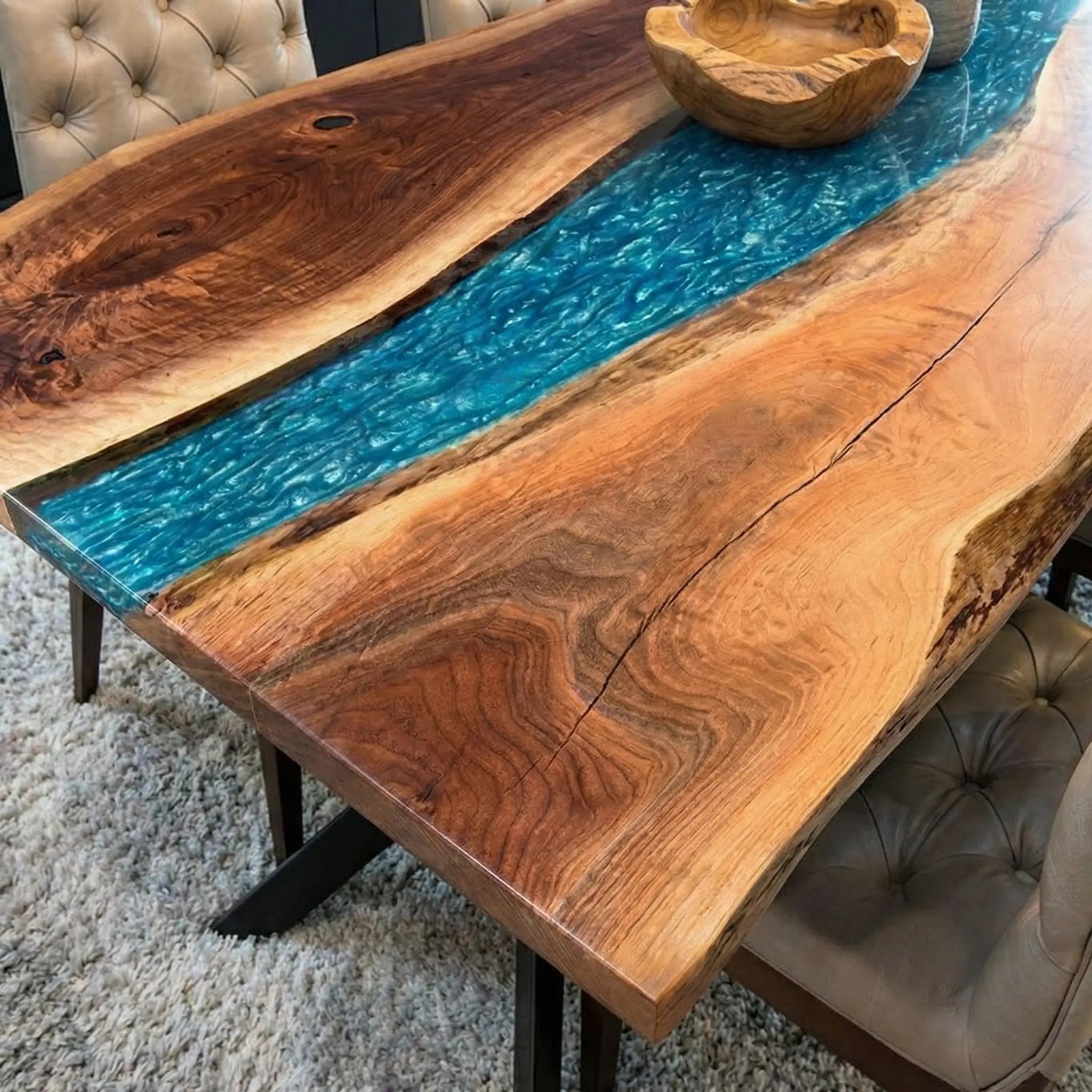 Custom-Black-Walnut-Epoxy-Resin-River-Table-Blue-Resin-JKT-82-19