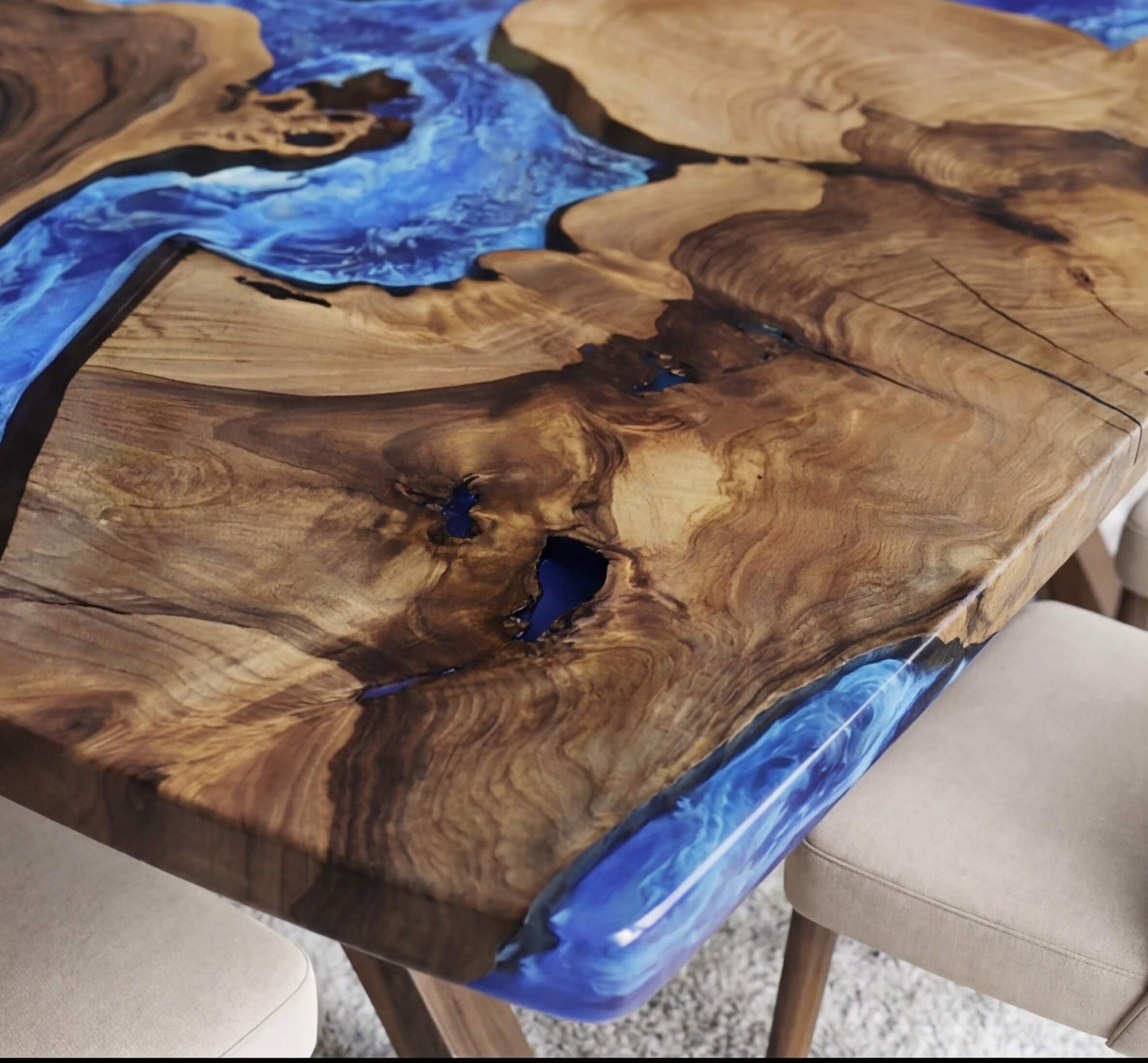 Custom-Black-Walnut-Epoxy-Resin-River-Table-Blue-Waves-ART-28-22