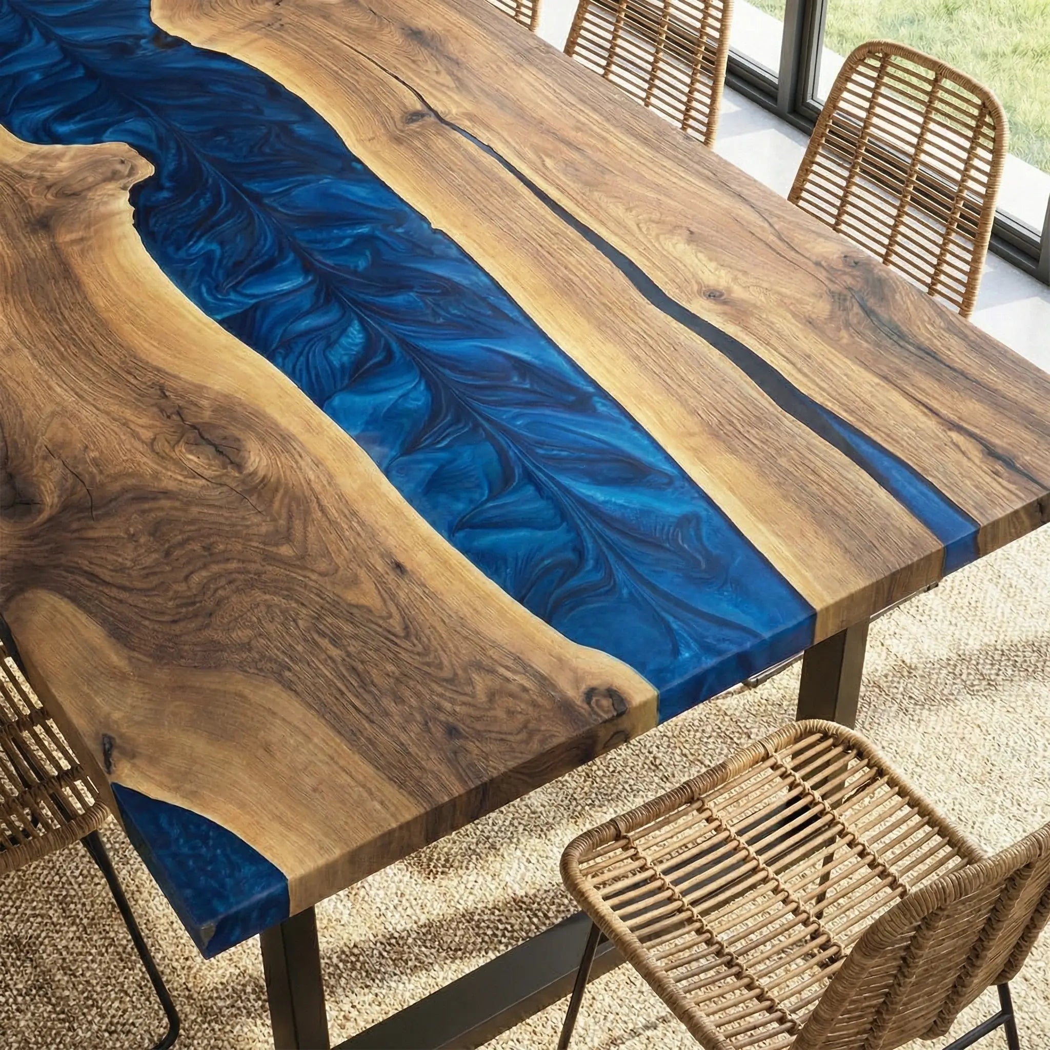 Custom-Black-Walnut-Epoxy-Resin-River-Table-Blue-Waves-ORT-29-20