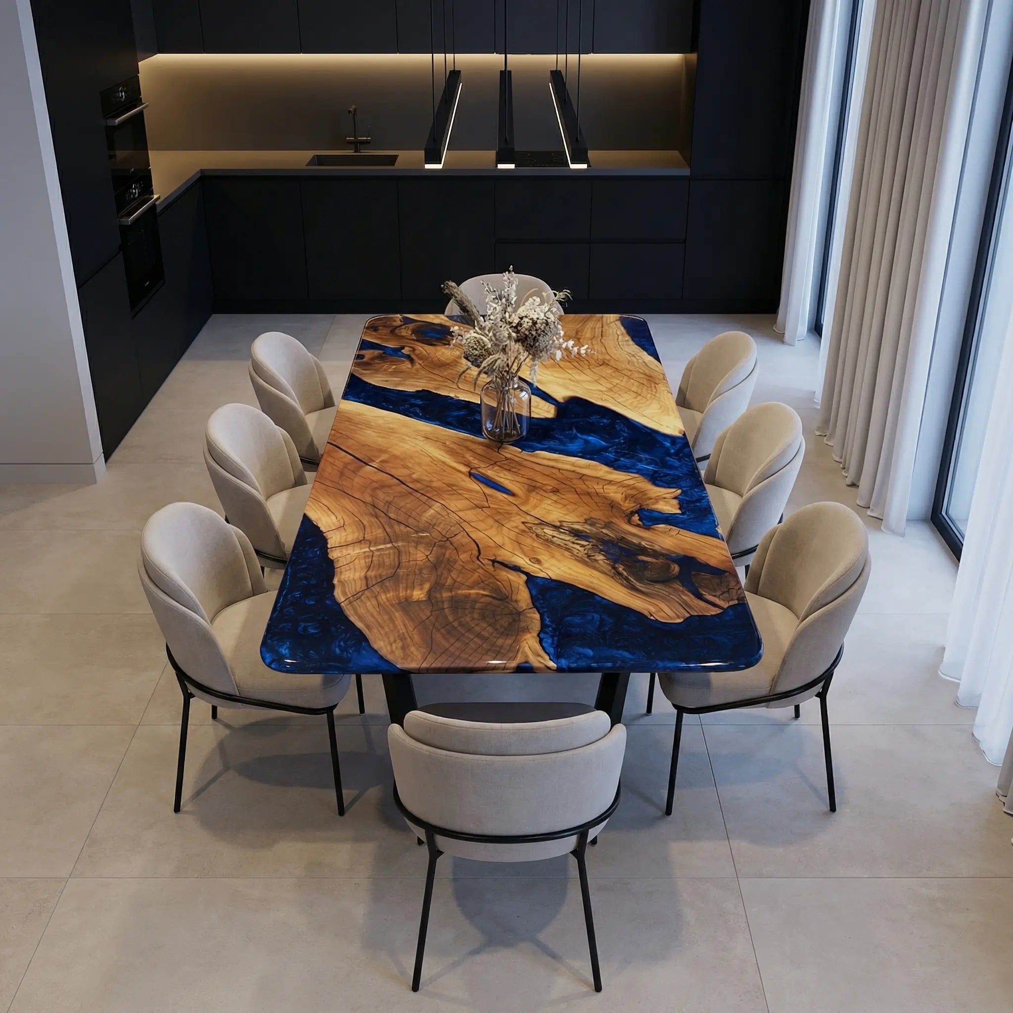 Custom-Black-Walnut-Epoxy-Resin-River-Table-Blue-Waves-ORT-45-22