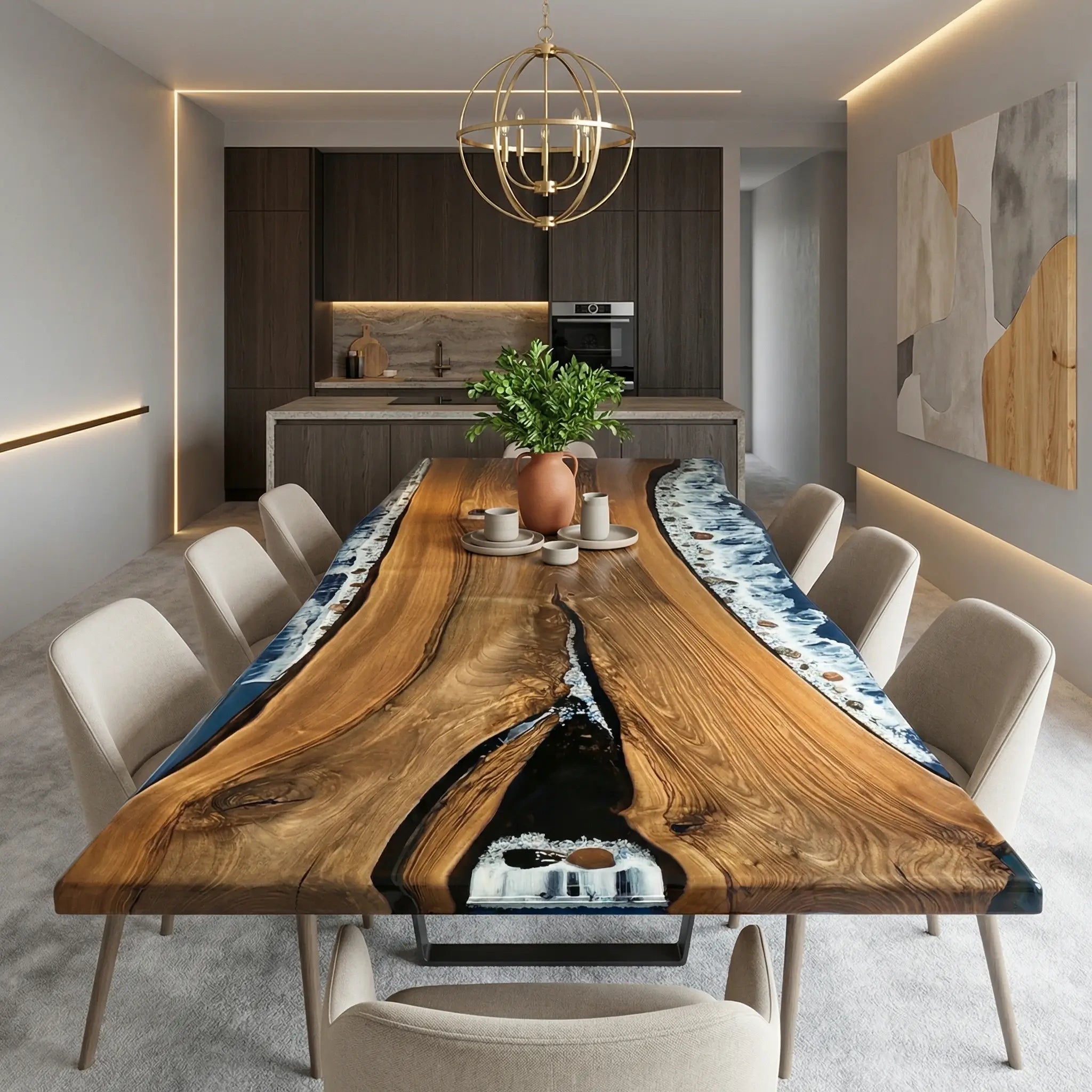 Custom-Black-Walnut-Epoxy-Resin-River-Table-Blue-Waves-XZT-28-18