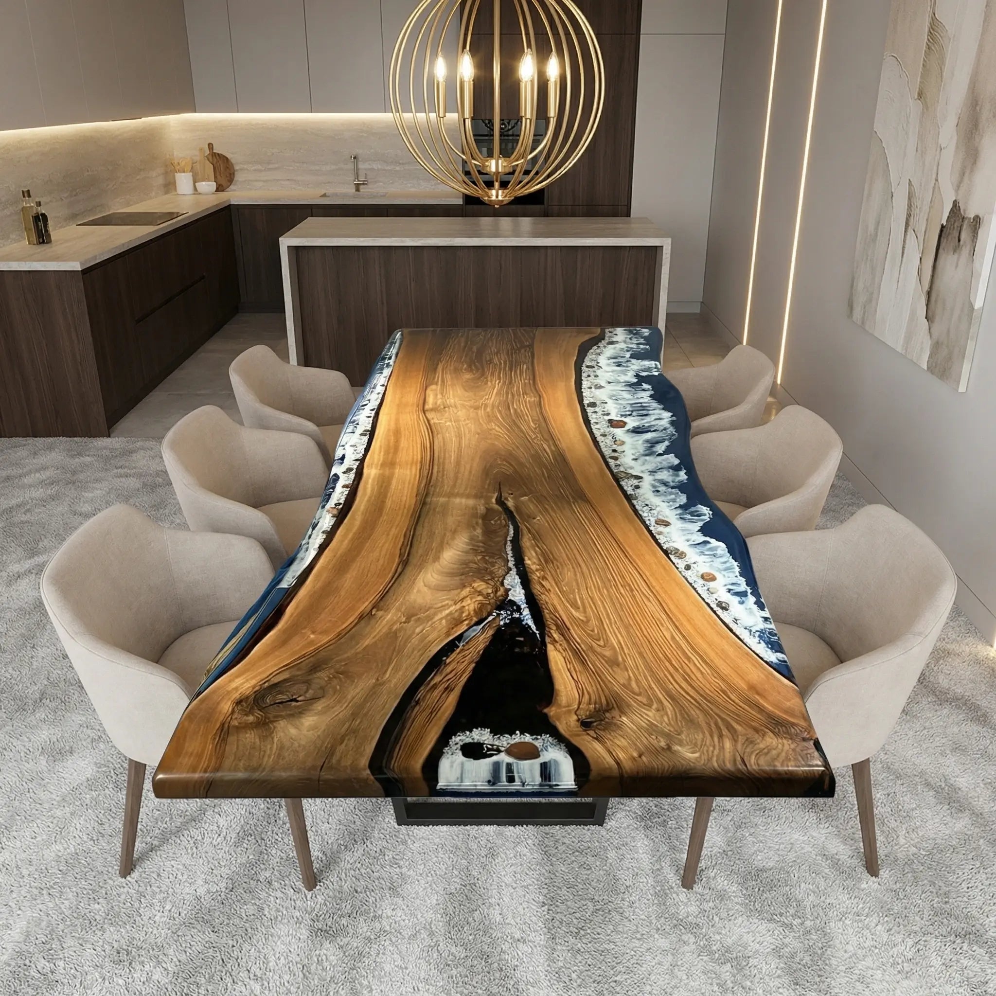 Custom-Black-Walnut-Epoxy-Resin-River-Table-Blue-Waves-XZT-28-22