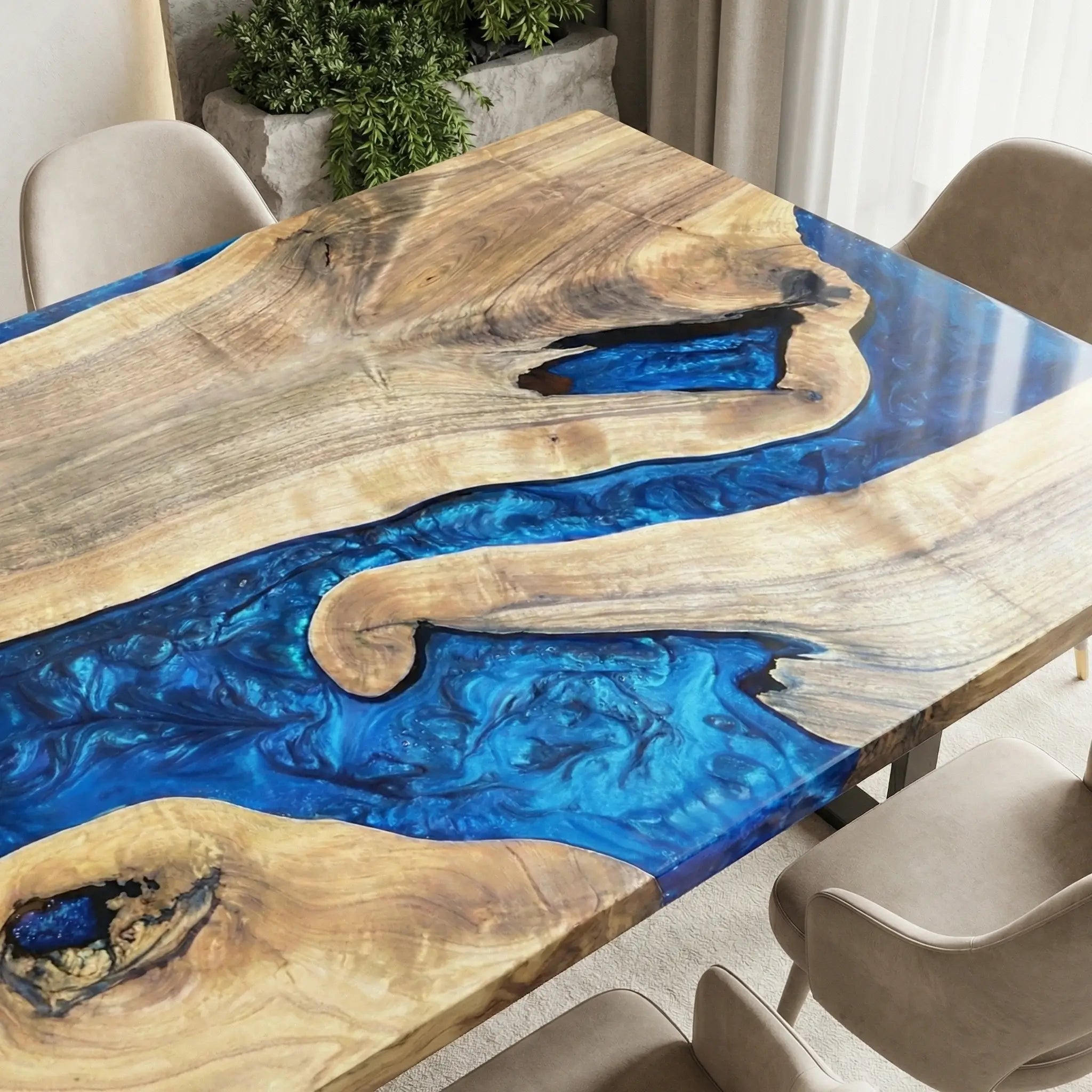 Custom-Black-Walnut-Epoxy-Resin-River-Table-Blue-ZRT-54-19