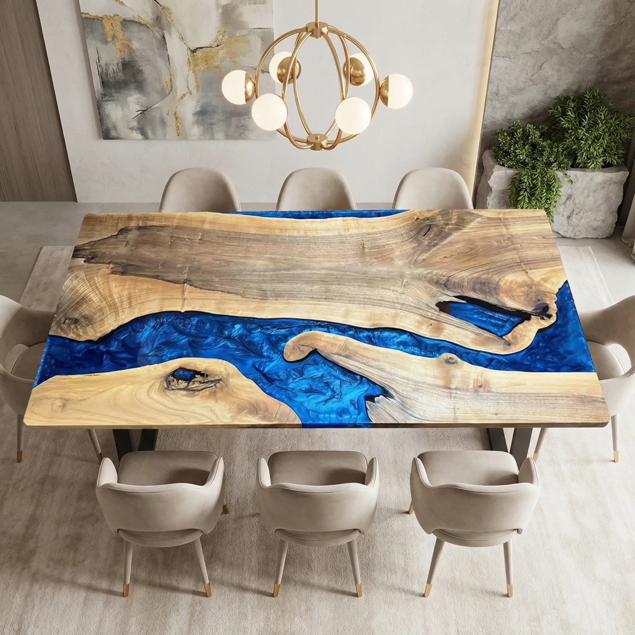 Custom-Black-Walnut-Epoxy-Resin-River-Table-Blue-ZRT-54-21
