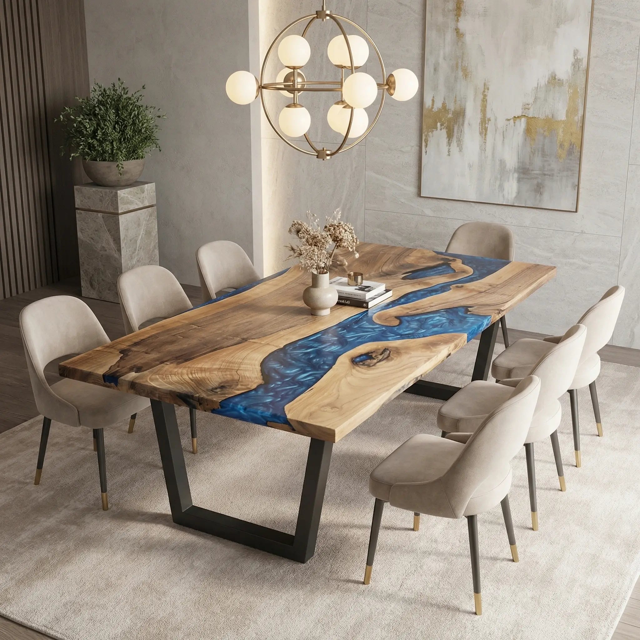 Custom-Black-Walnut-Epoxy-Resin-River-Table-Blue-ZRT-54-23