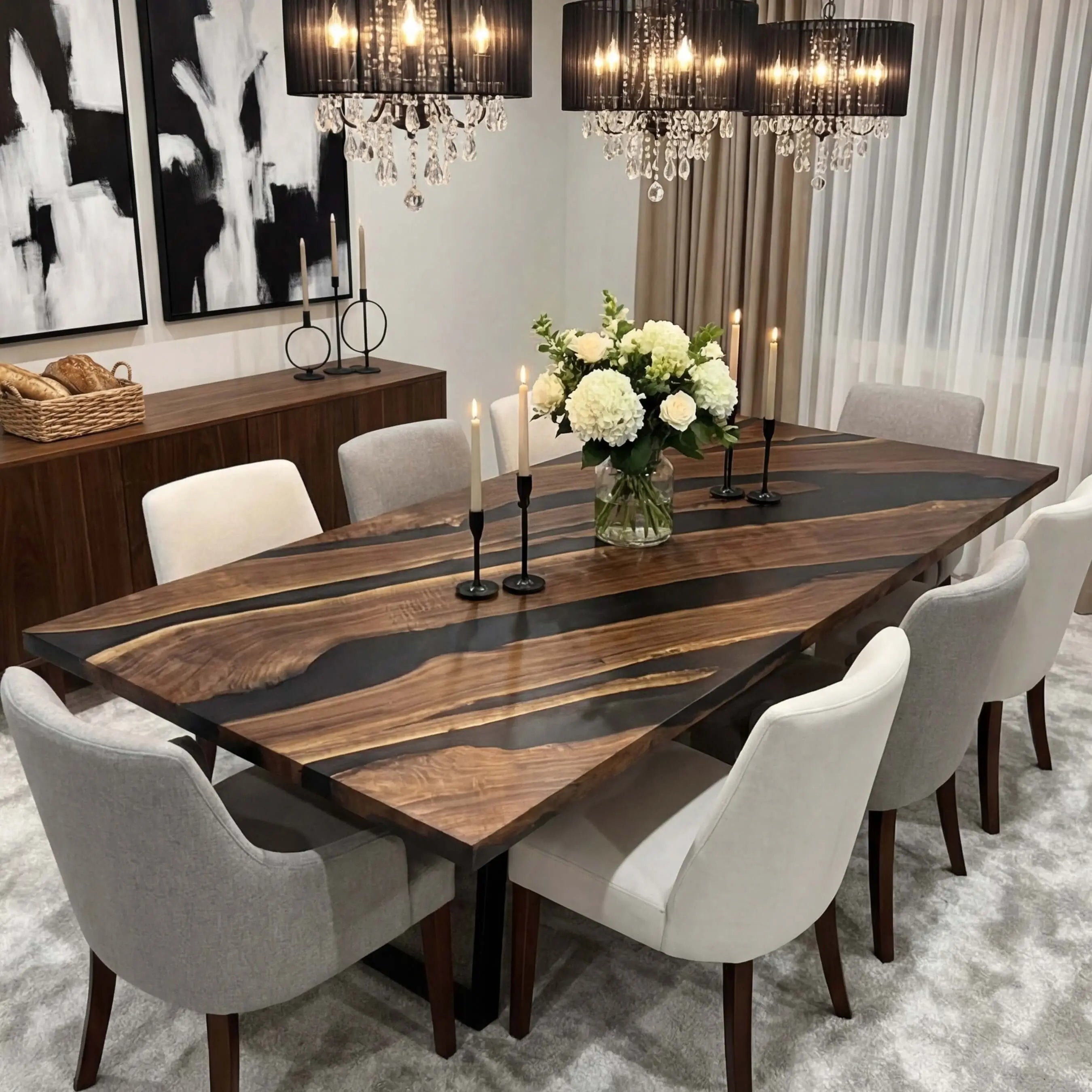 Custom-Black-Walnut-Epoxy-Resin-River-Table-Gray-Resin-ERT-94-18