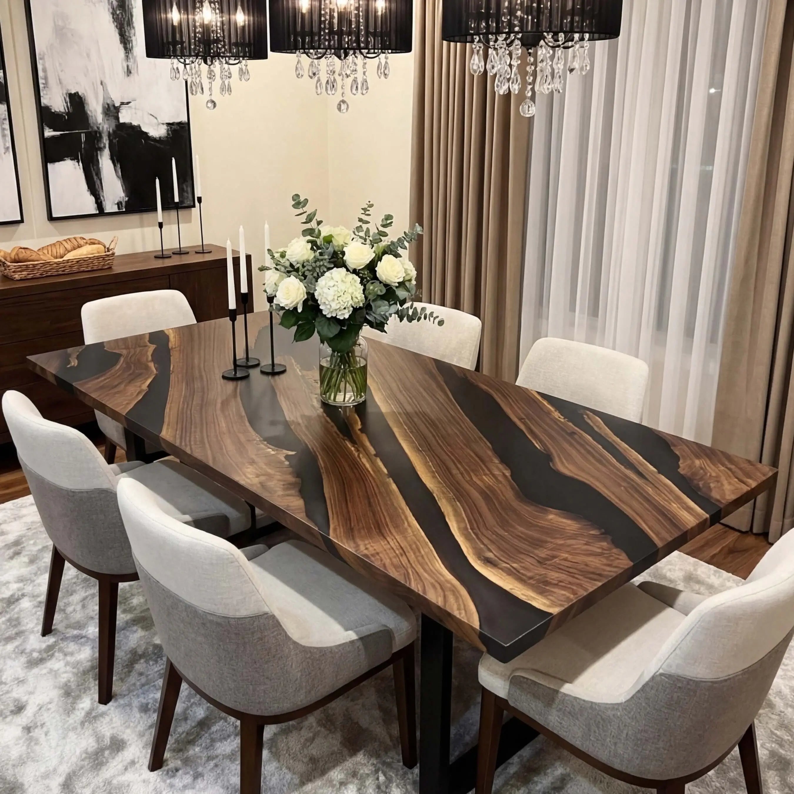 Custom-Black-Walnut-Epoxy-Resin-River-Table-Gray-Resin-ERT-94-19