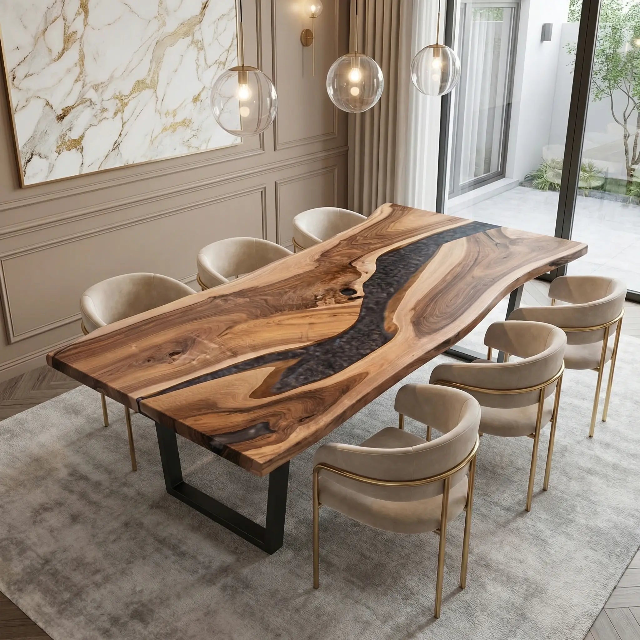 Custom-Black-Walnut-Epoxy-Resin-River-Table-Gray-Resin-XTR-45-22