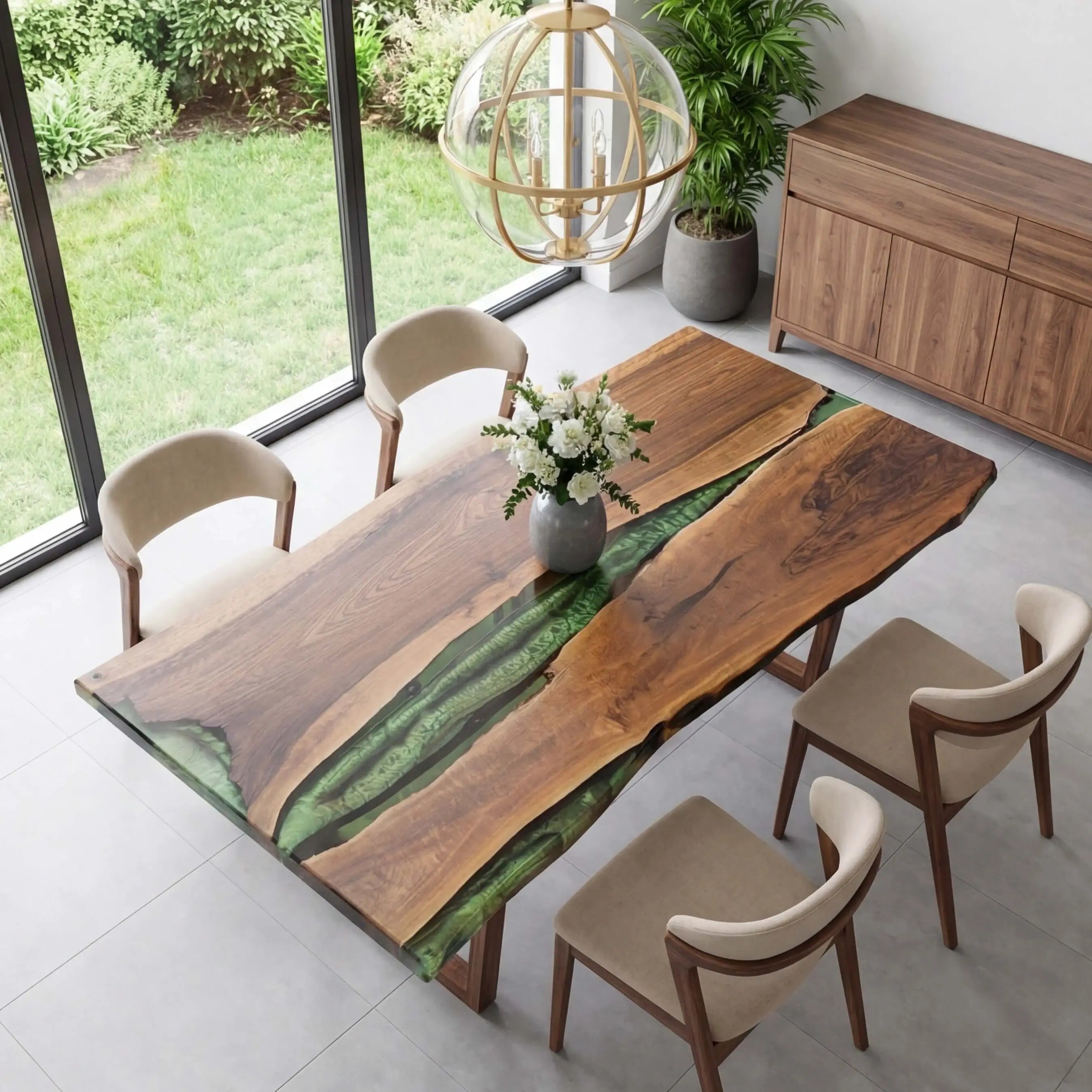 Custom-Black-Walnut-Epoxy-Resin-River-Table-Green-Resin-ARX-54-18