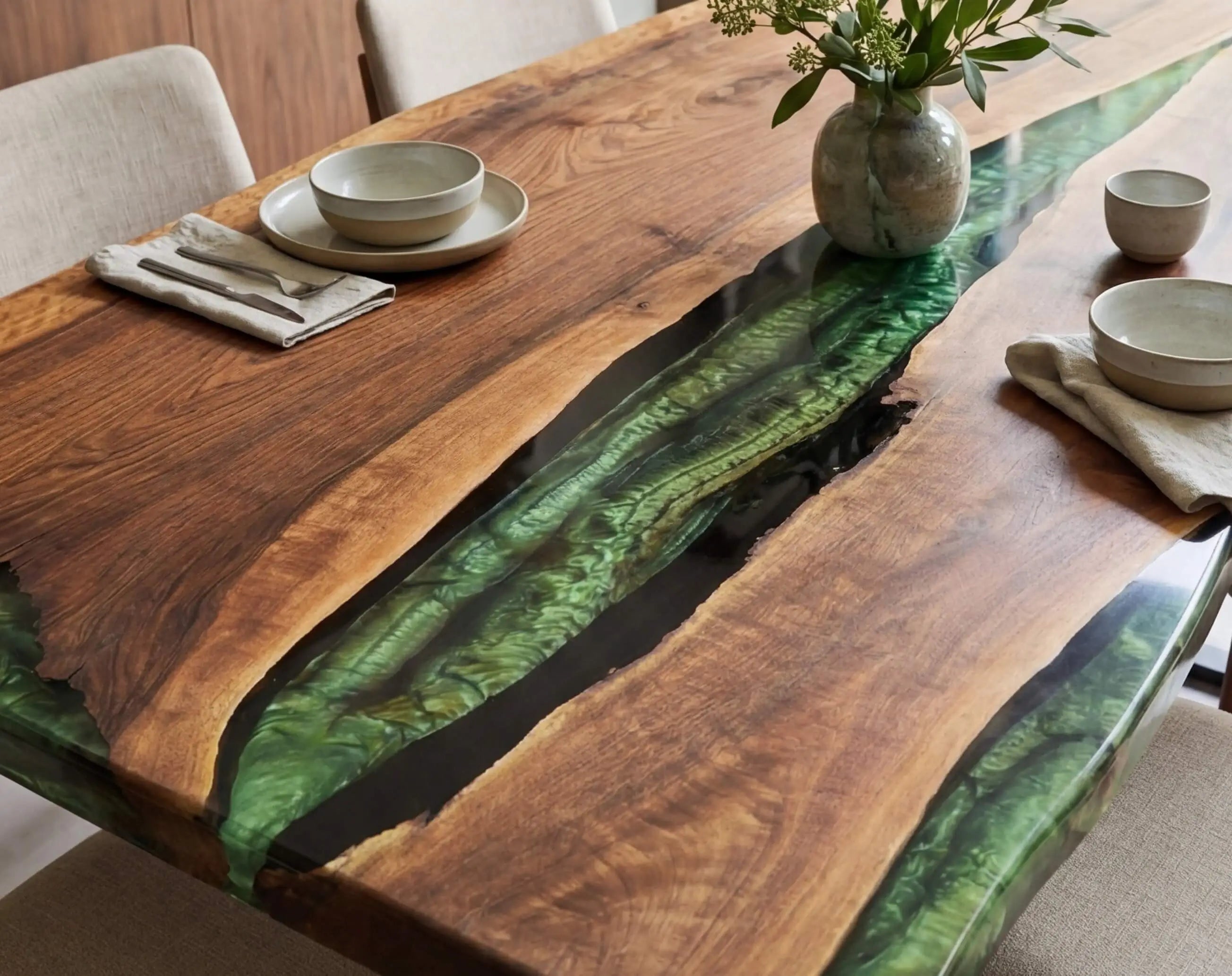 Custom-Black-Walnut-Epoxy-Resin-River-Table-Green-Resin-ARX-54-20