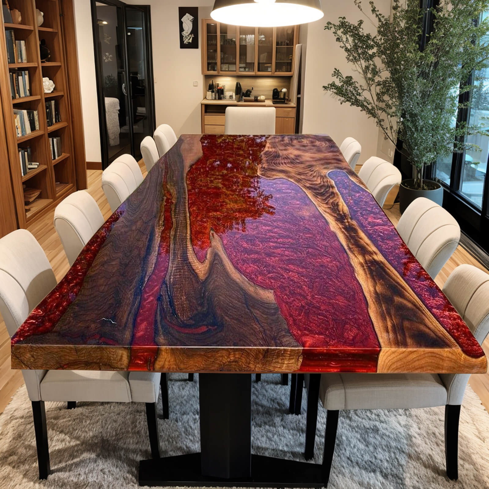 Custom-Black-Walnut-Epoxy-Resin-River-Table-Red-Resin-BRT-48-02