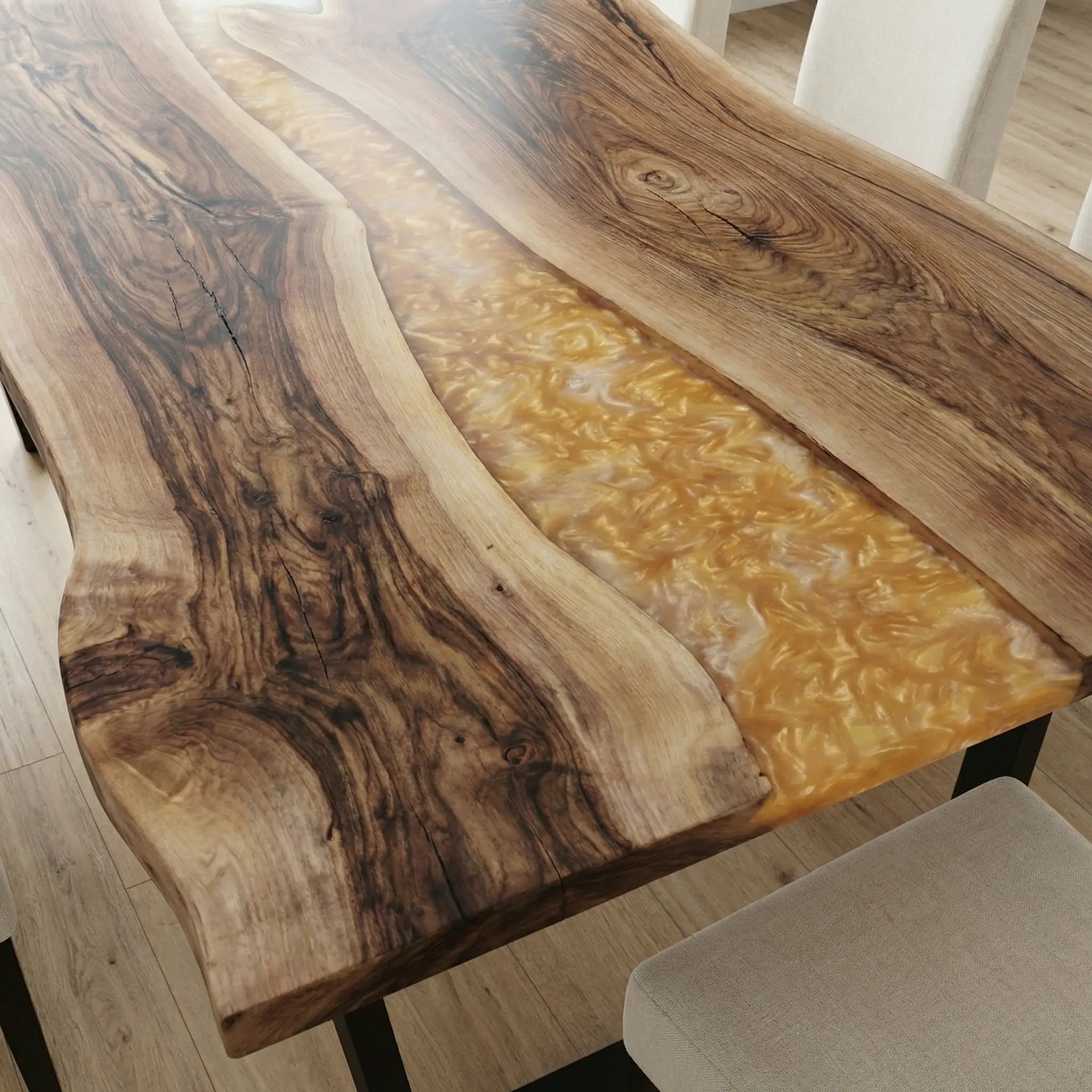 Custom-Black-Walnut-Epoxy-Resin-River-Table-White-_-Gold-Resin-AXY-22-19