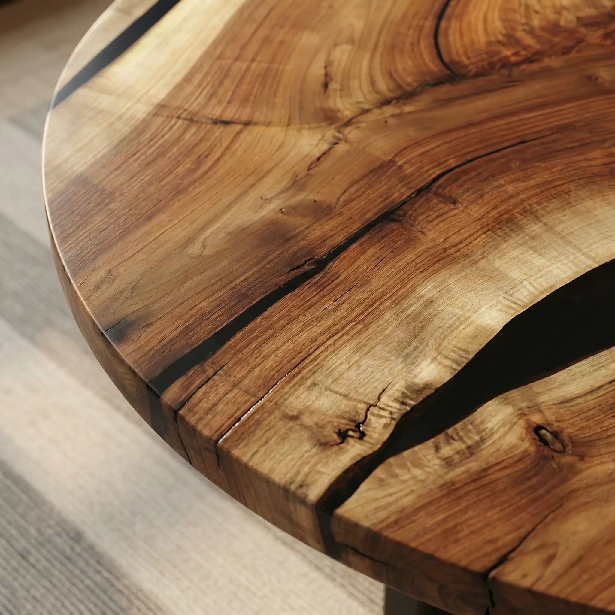 Custom-Black-Walnut-Epoxy-Resin-Round-Coffee-Table-Black-Resin-BRT-62-18