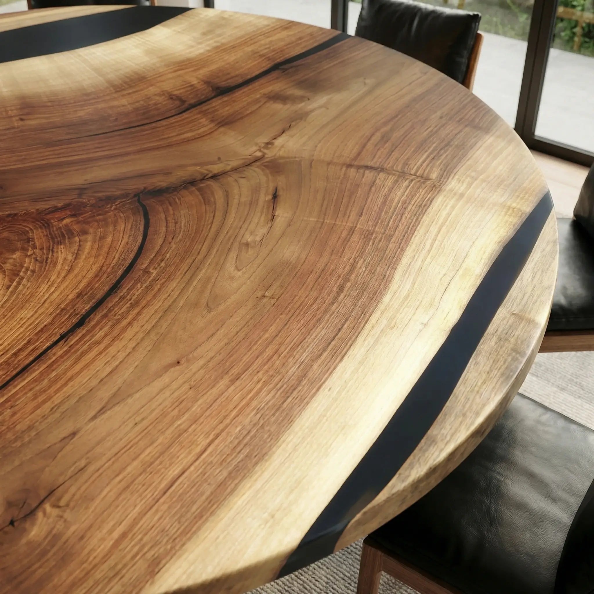 Custom-Black-Walnut-Epoxy-Resin-Round-Coffee-Table-Black-Resin-BRT-62-20