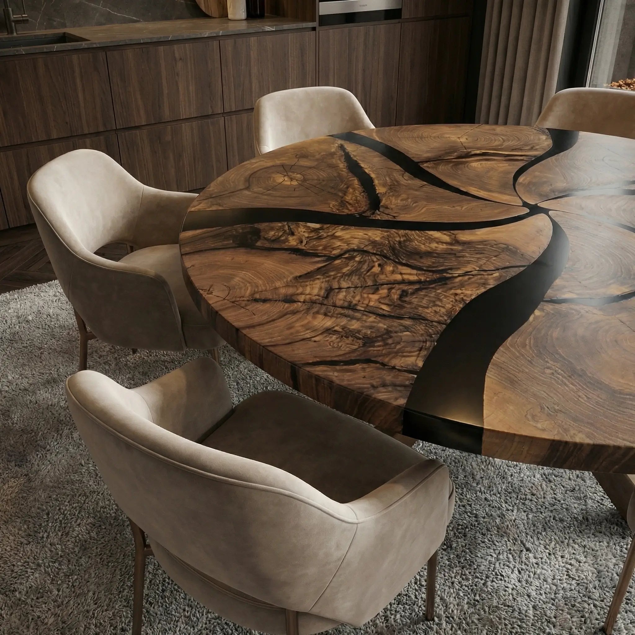 Custom-Black-Walnut-Epoxy-Resin-Round-Coffee-Table-Black-Resin-ERX-75-20