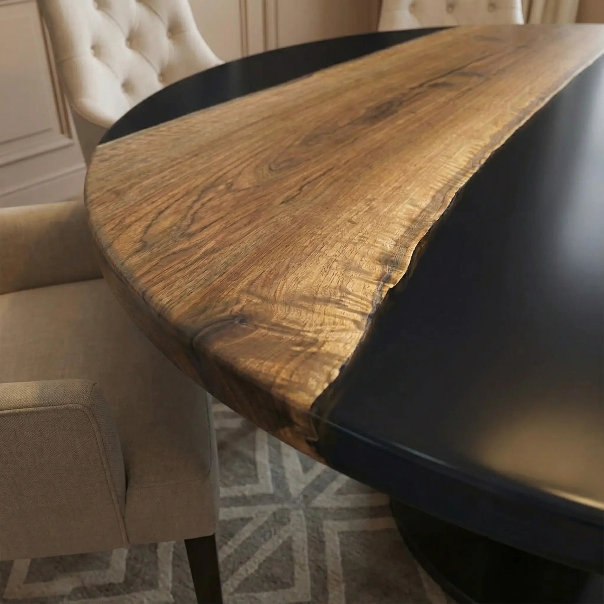 Custom-Black-Walnut-Epoxy-Resin-Round-Coffee-Table-Black-Resin-ORT-60-19