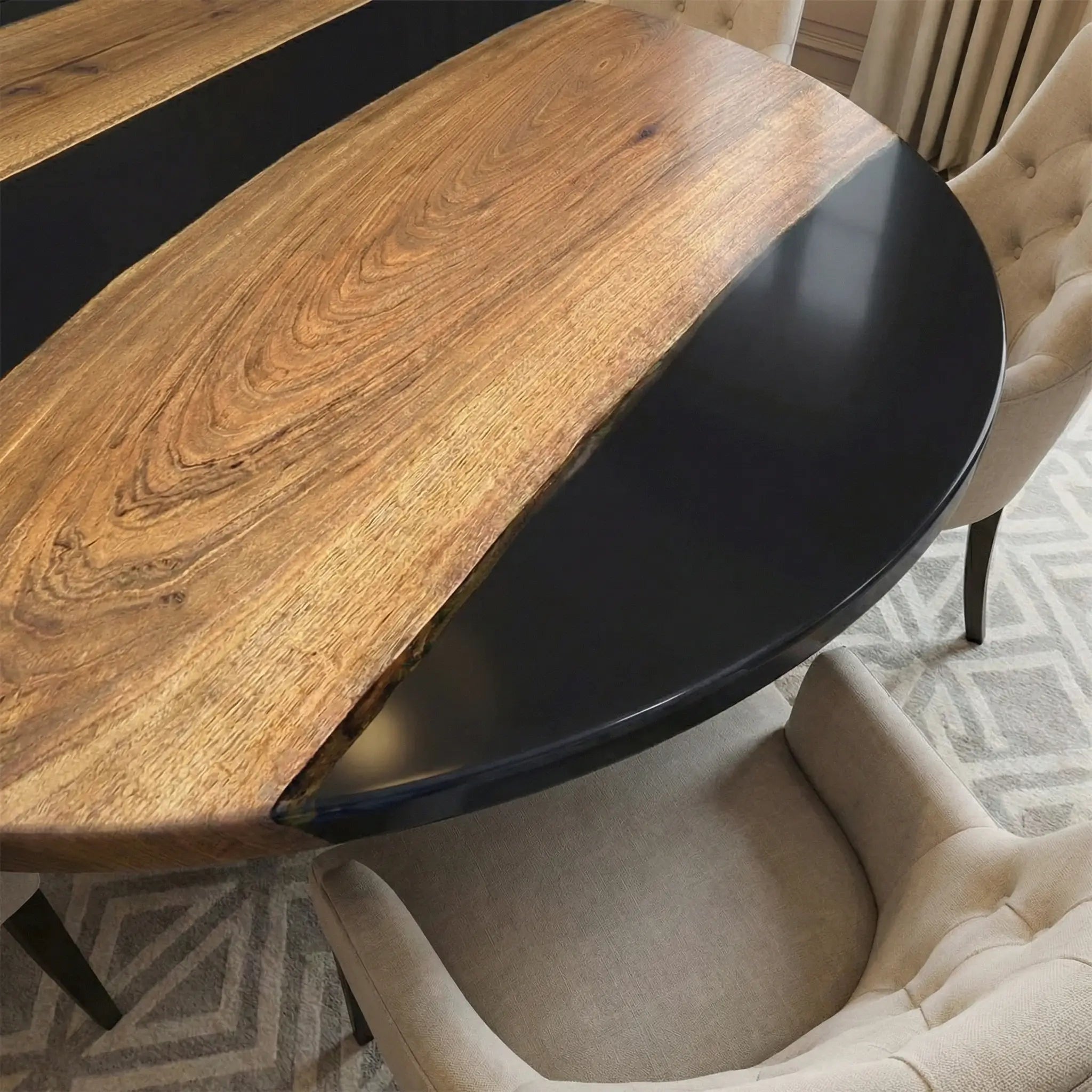 Custom-Black-Walnut-Epoxy-Resin-Round-Coffee-Table-Black-Resin-ORT-60-20