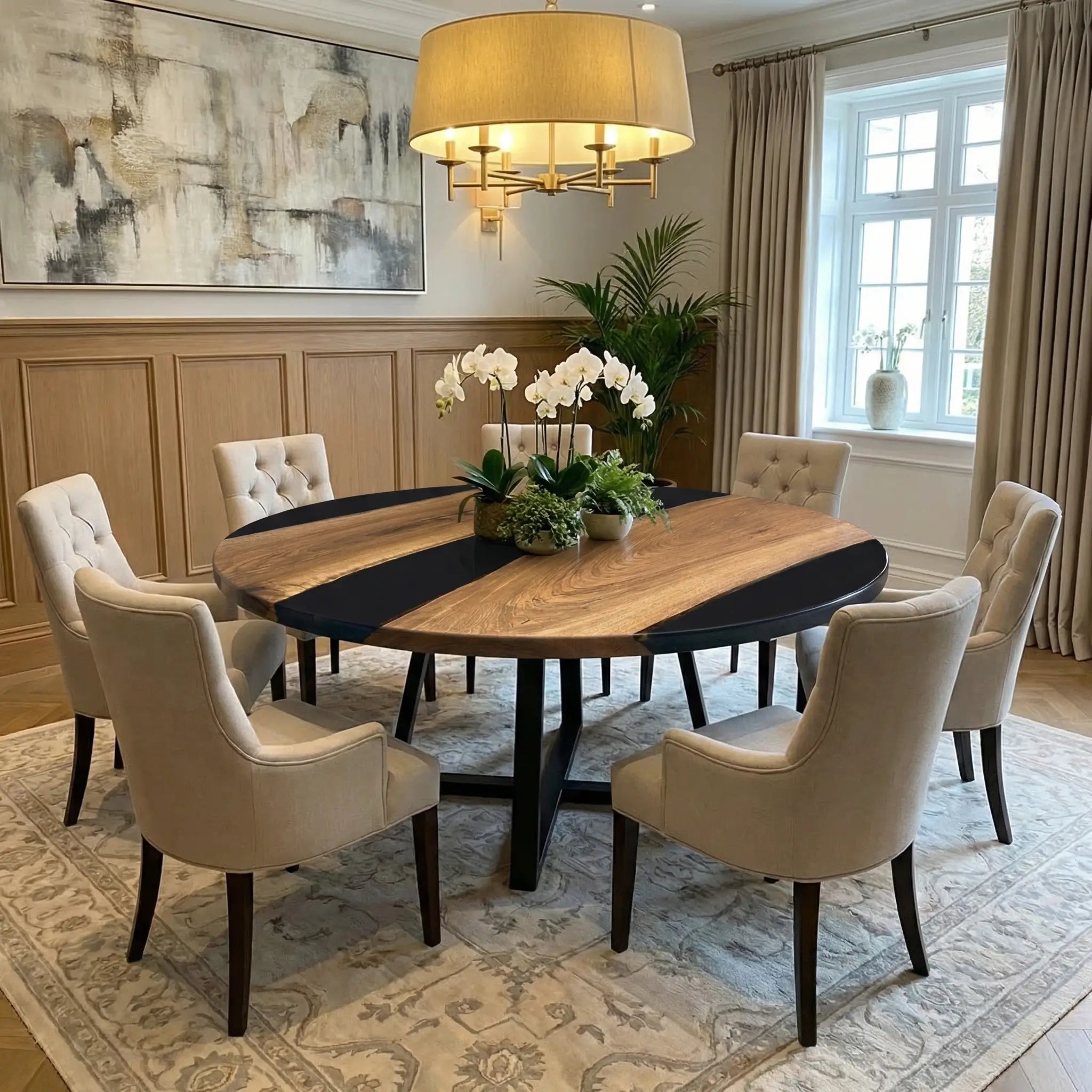 Custom-Black-Walnut-Epoxy-Resin-Round-Coffee-Table-Black-Resin-ORT-60-22