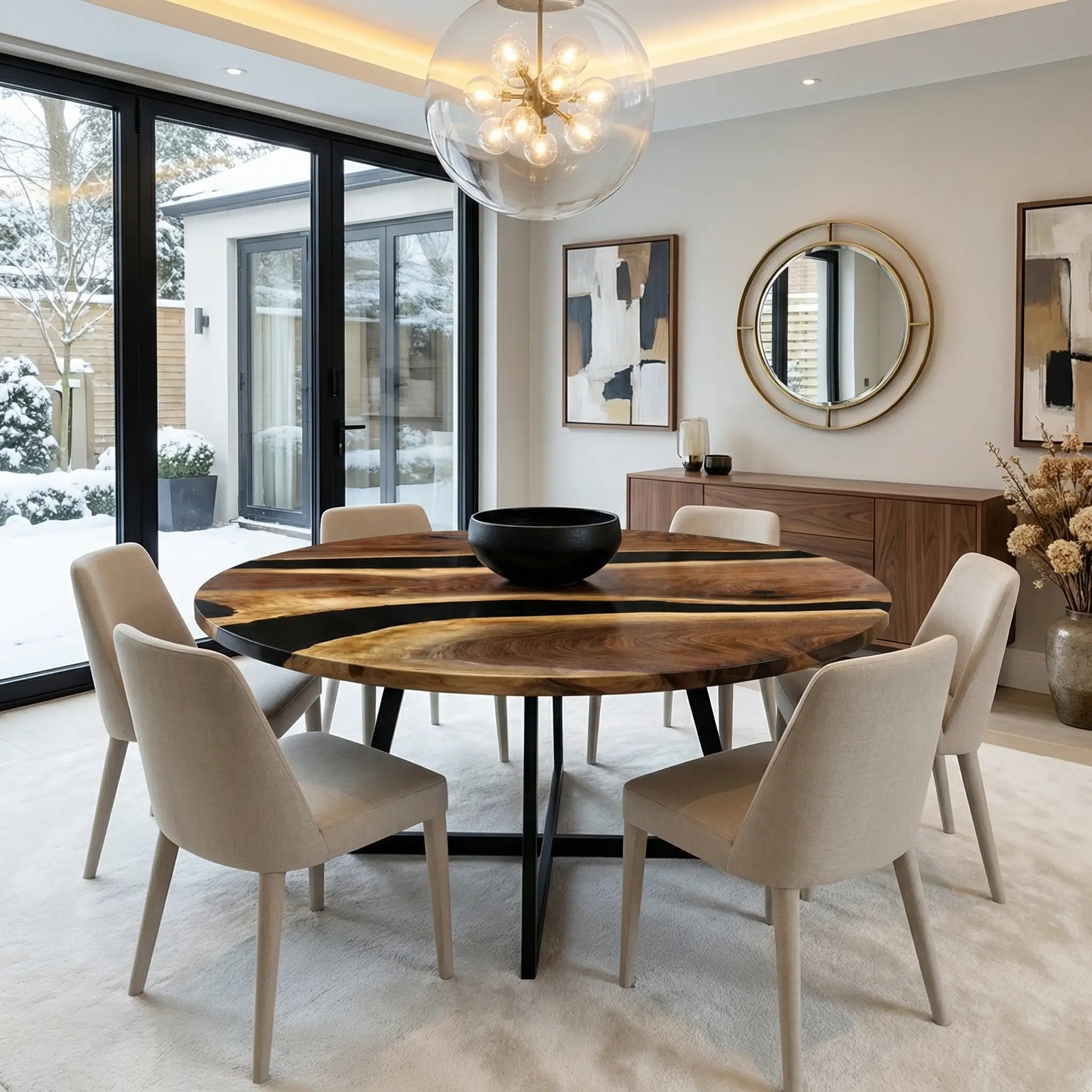 Custom-Black-Walnut-Epoxy-Resin-Round-Coffee-Table-Black-Resin-ZTR-72-20