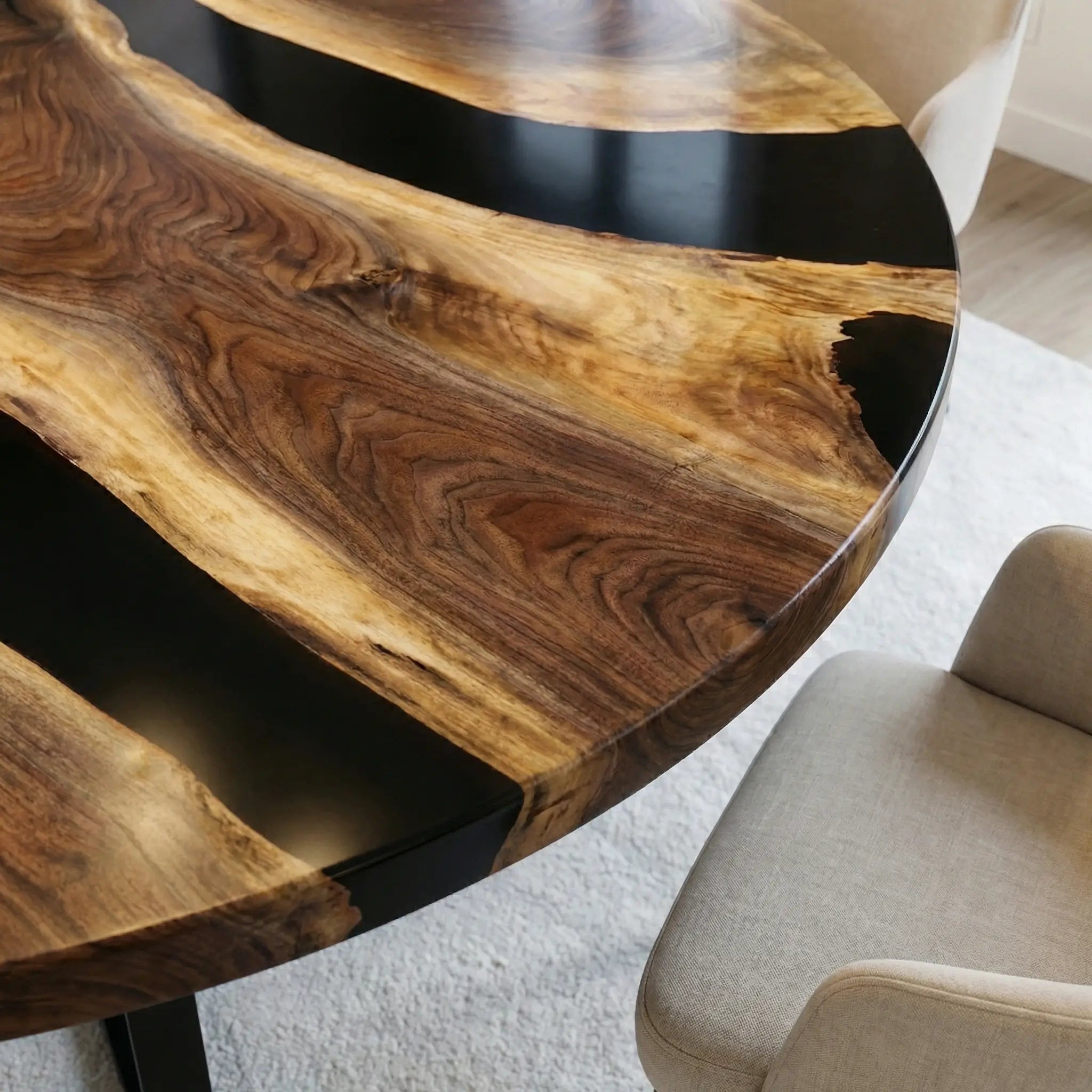 Custom-Black-Walnut-Epoxy-Resin-Round-Coffee-Table-Black-Resin-ZTR-72-22