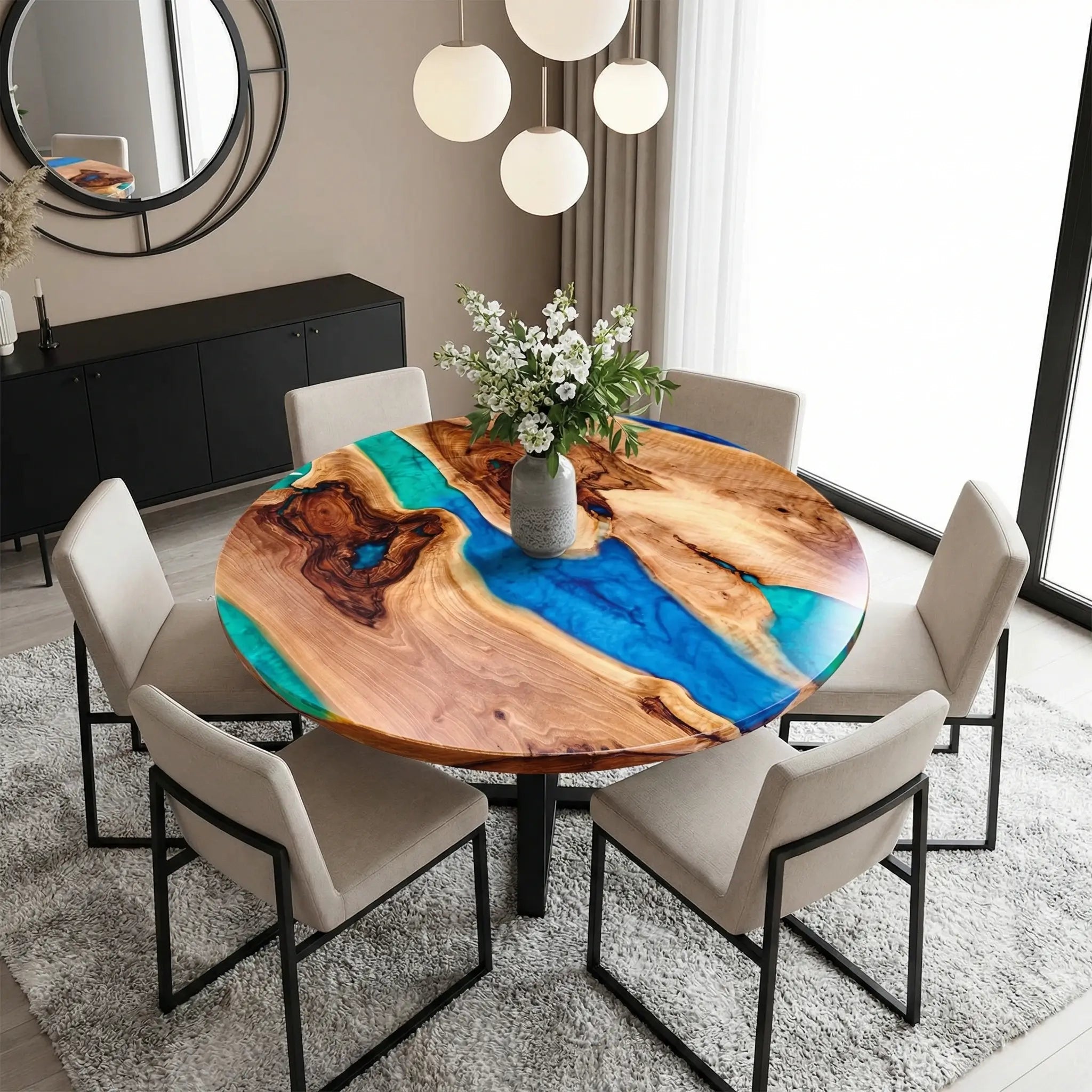 Custom-Black-Walnut-Epoxy-Resin-Round-Coffee-Table-Blue-Green-Waves-ORT-66-18