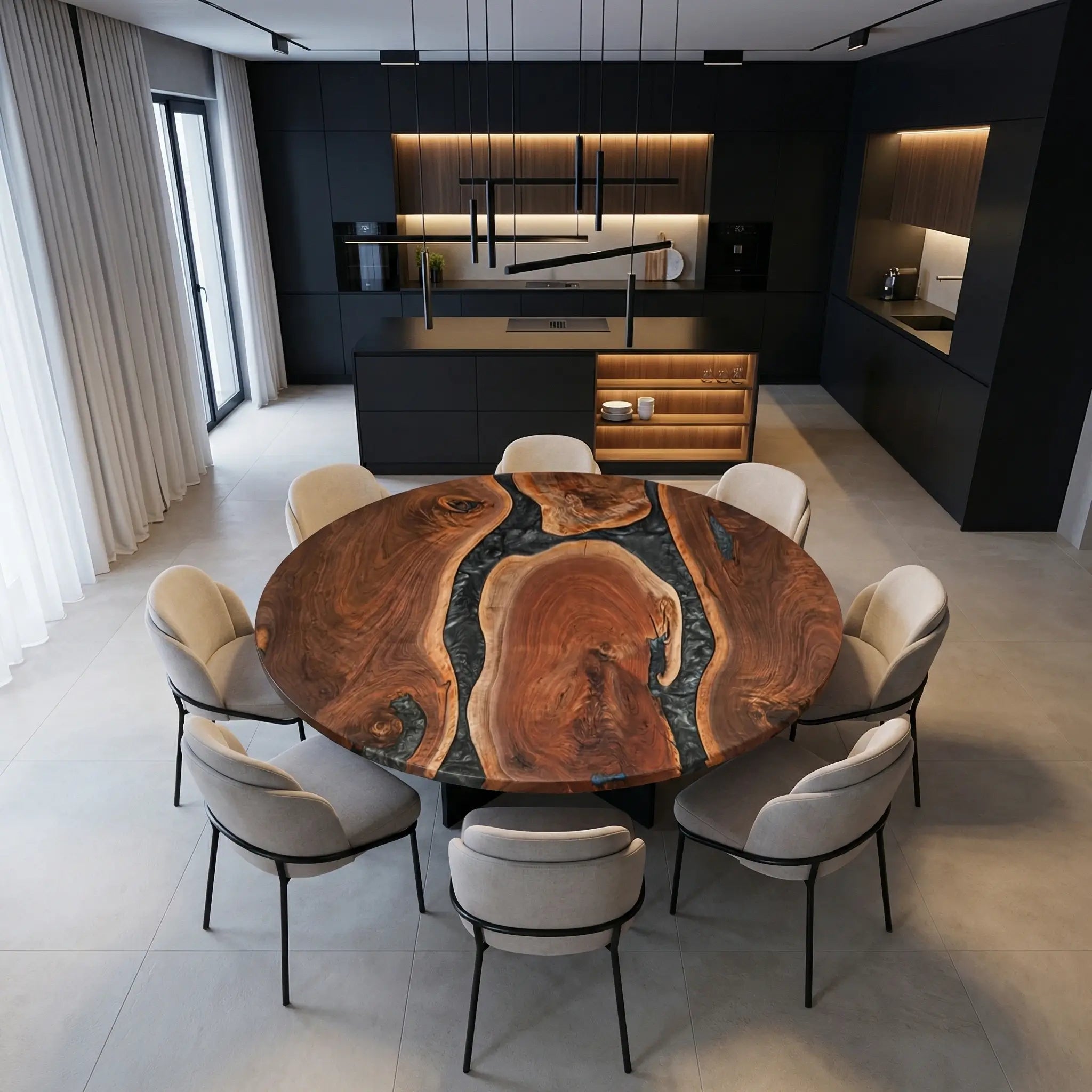 Custom-Black-Walnut-Epoxy-Resin-Round-Coffee-Table-Grey-Resin-MTR-92-18