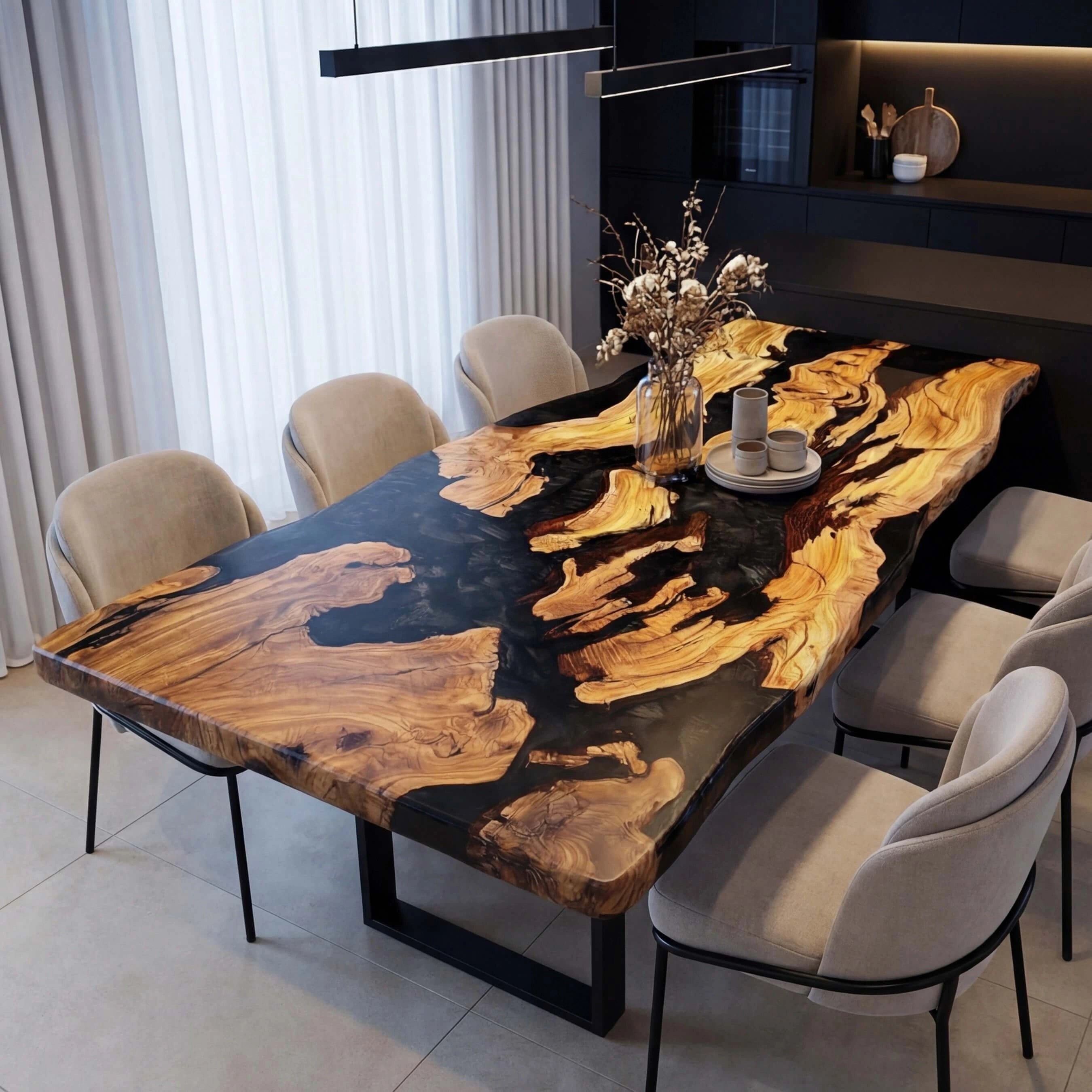 Custom-Olive-Epoxy-Resin-River-Table-Black-Pearl-RRT-45-18