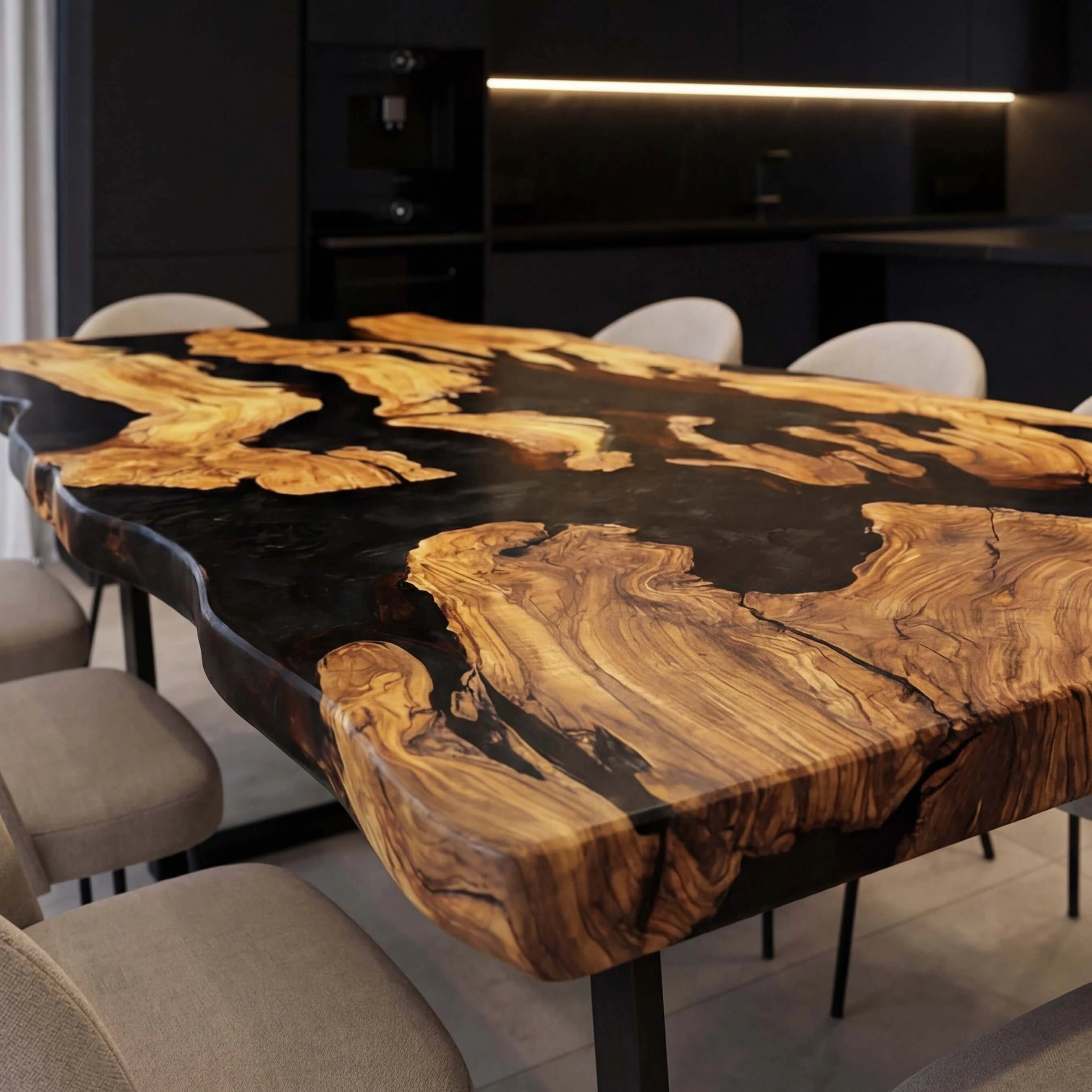 Custom-Olive-Epoxy-Resin-River-Table-Black-Pearl-RRT-45-20