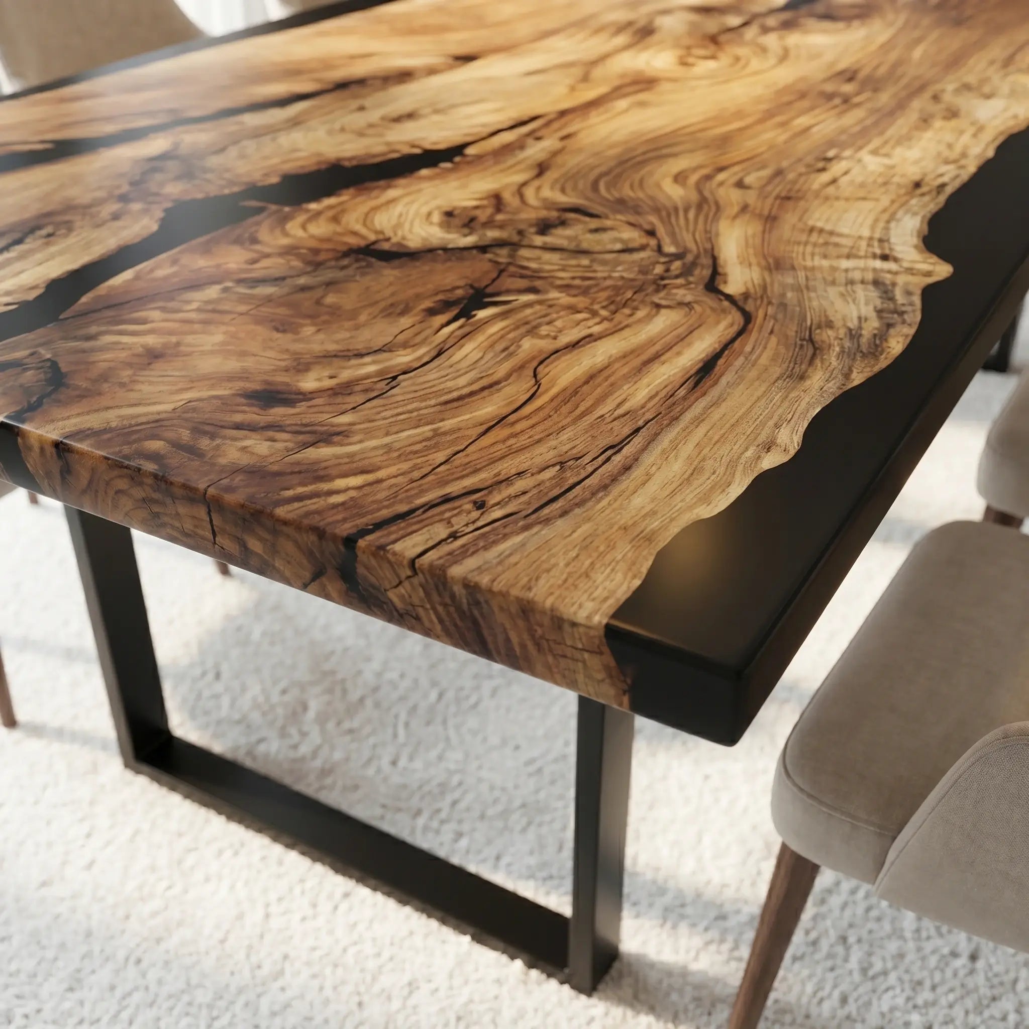 Custom-Olive-Epoxy-Resin-River-Table-Black-Resin-ERT-57-20