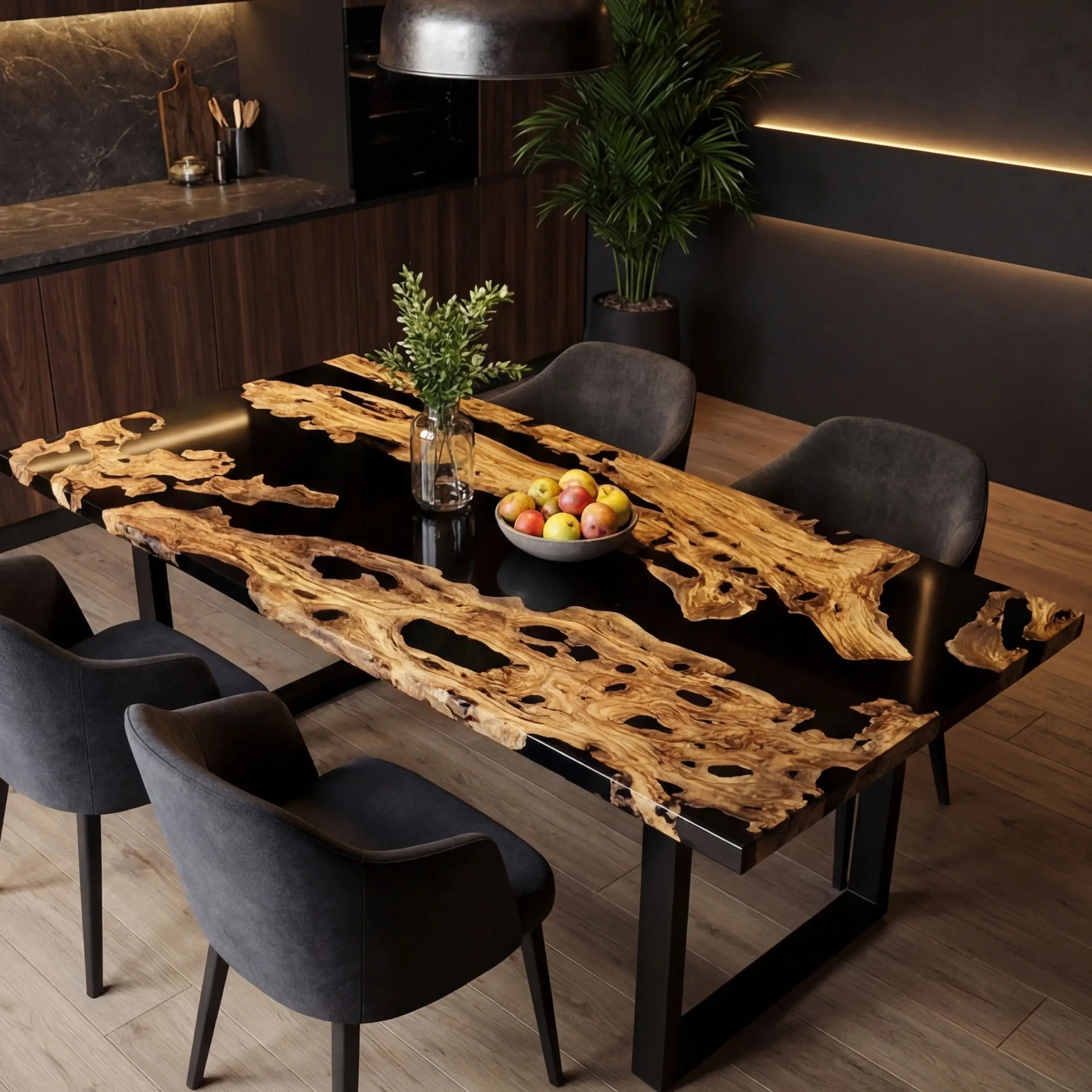 Custom-Olive-Epoxy-Resin-River-Table-Black-Resin-ERT-66-19