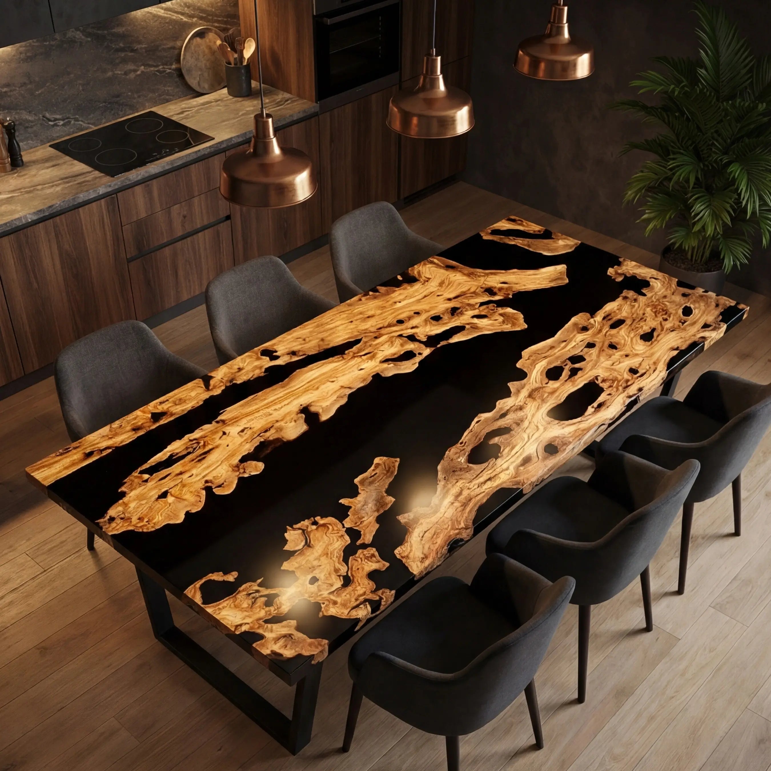 Custom-Olive-Epoxy-Resin-River-Table-Black-Resin-ERT-66-20