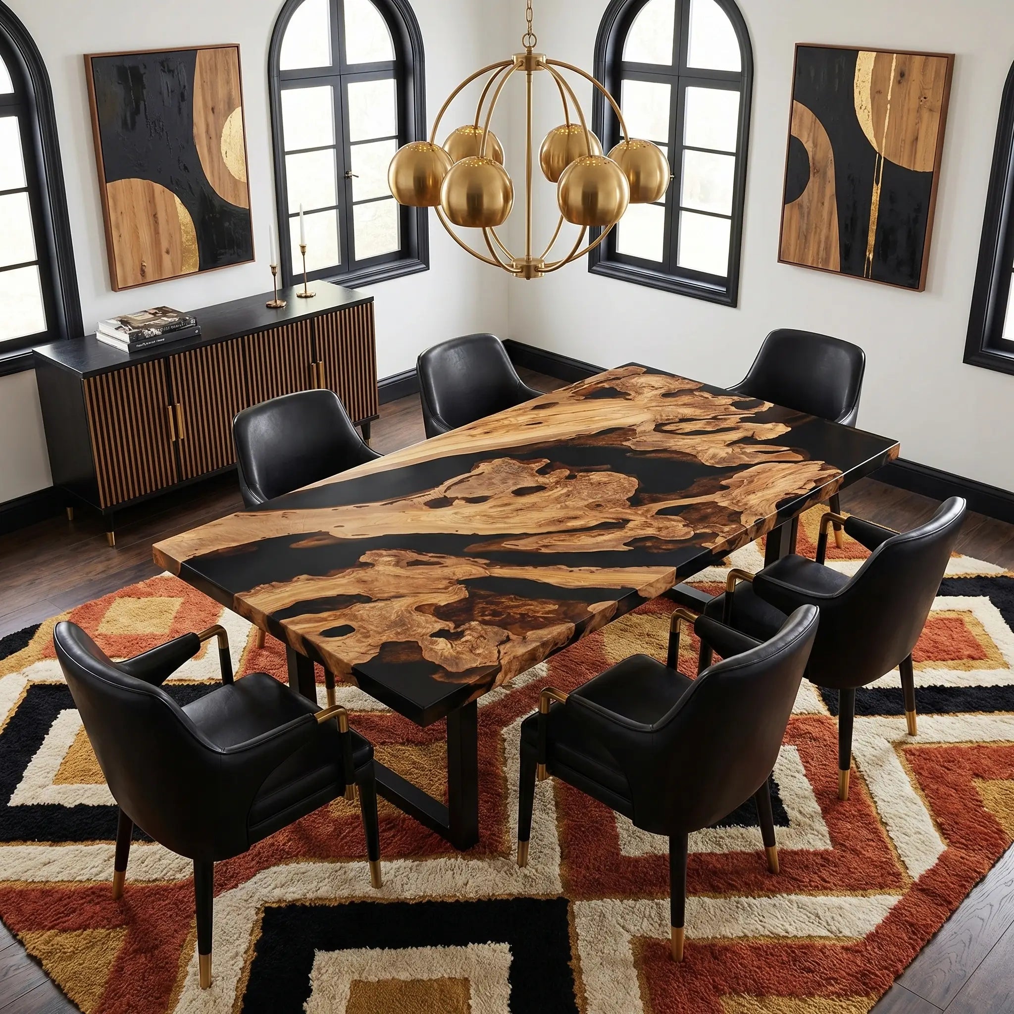 Custom-Olive-Epoxy-Resin-River-Table-Black-Resin-ERT-92-22