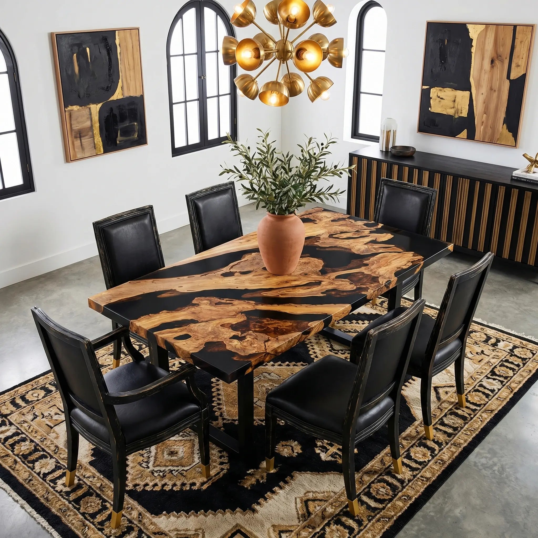 Custom-Olive-Epoxy-Resin-River-Table-Black-Resin-ERT-92-23