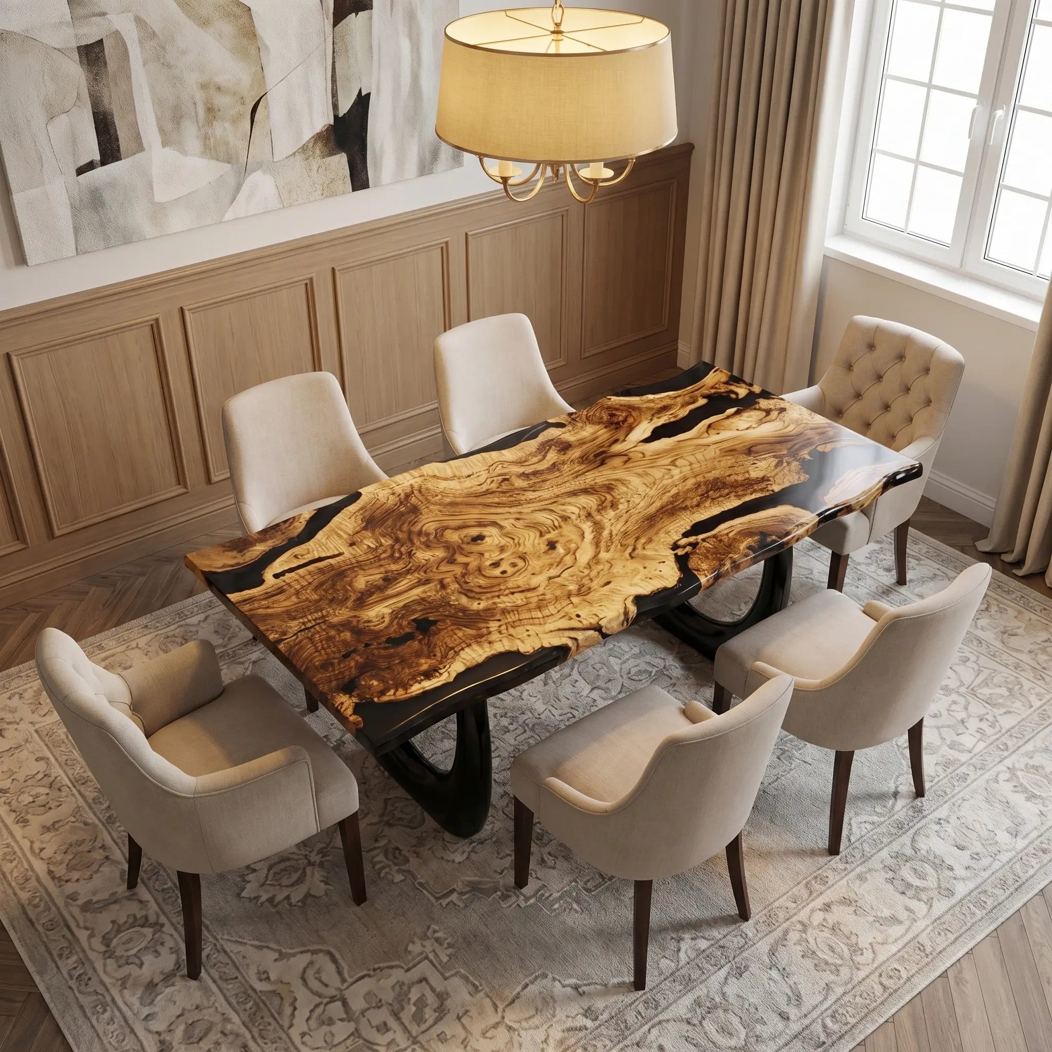 Custom-Olive-Epoxy-Resin-River-Table-Black-Resin-KRT-85-21