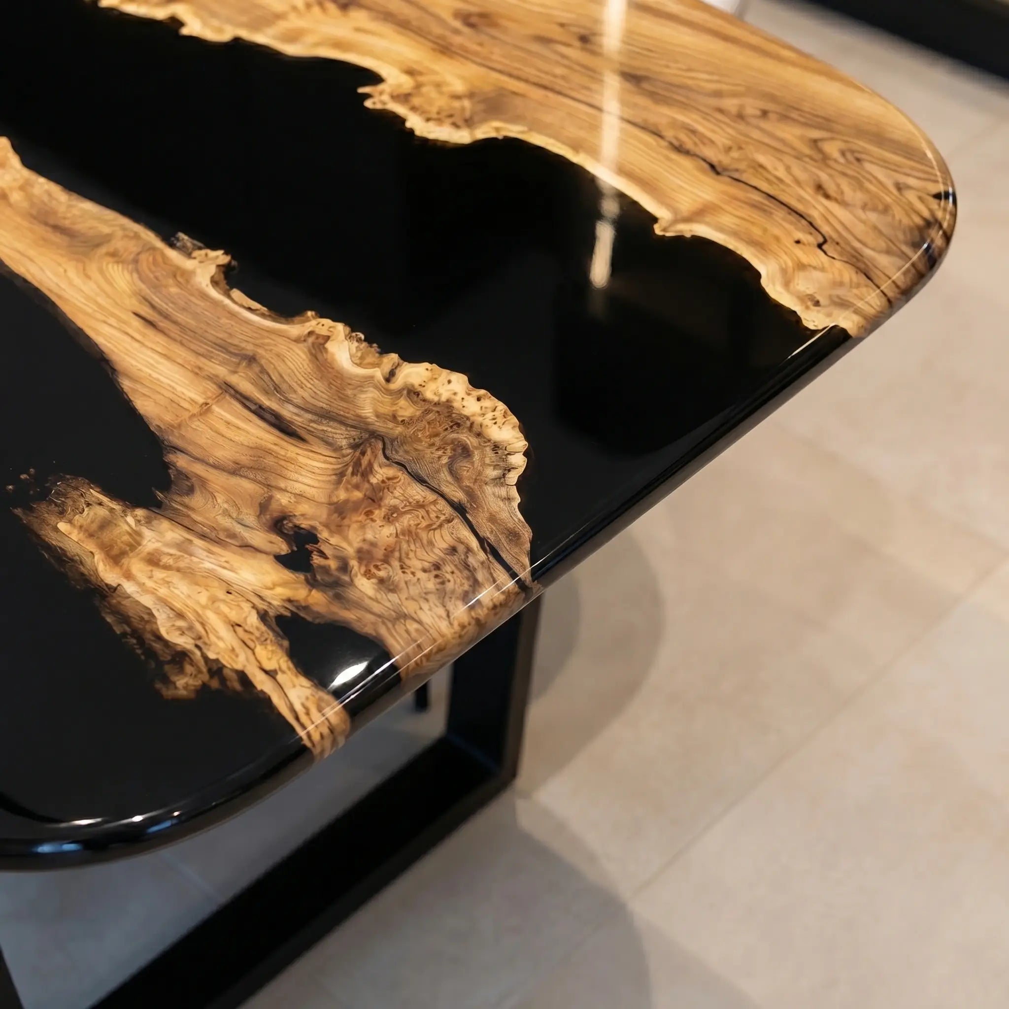 Custom-Olive-Epoxy-Resin-River-Table-Black-Resin-QRT-57-22