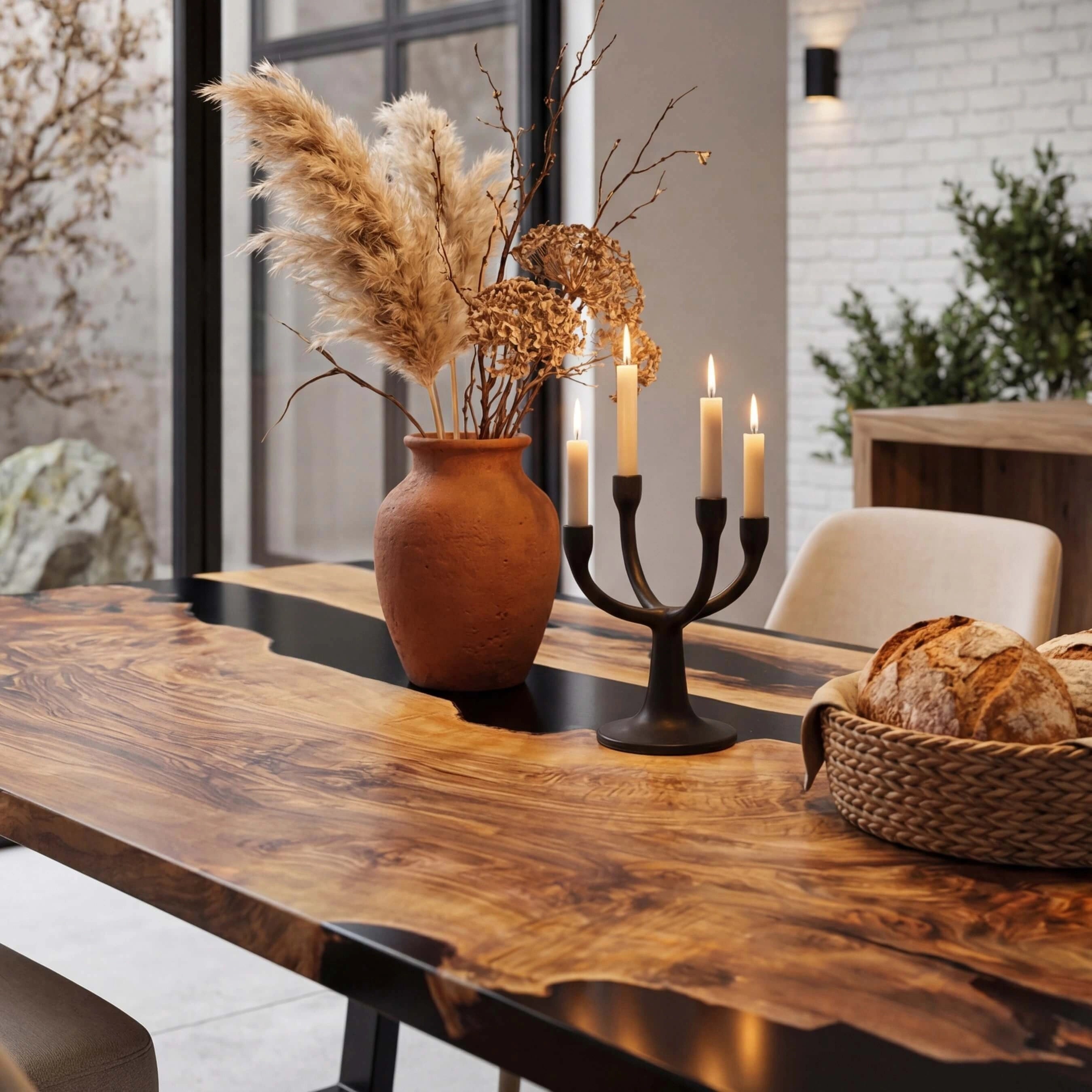 Custom-Olive-Epoxy-Resin-River-Table-Black-Resin-TRX-87-18