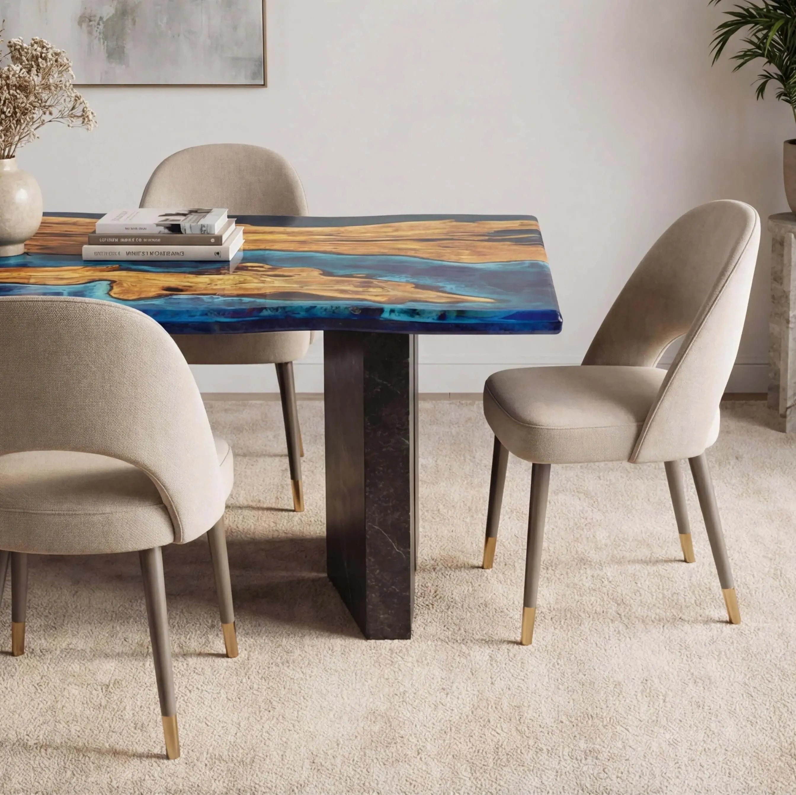 Custom-Olive-Epoxy-Resin-River-Table-Blue-Resin-ORT-67-18