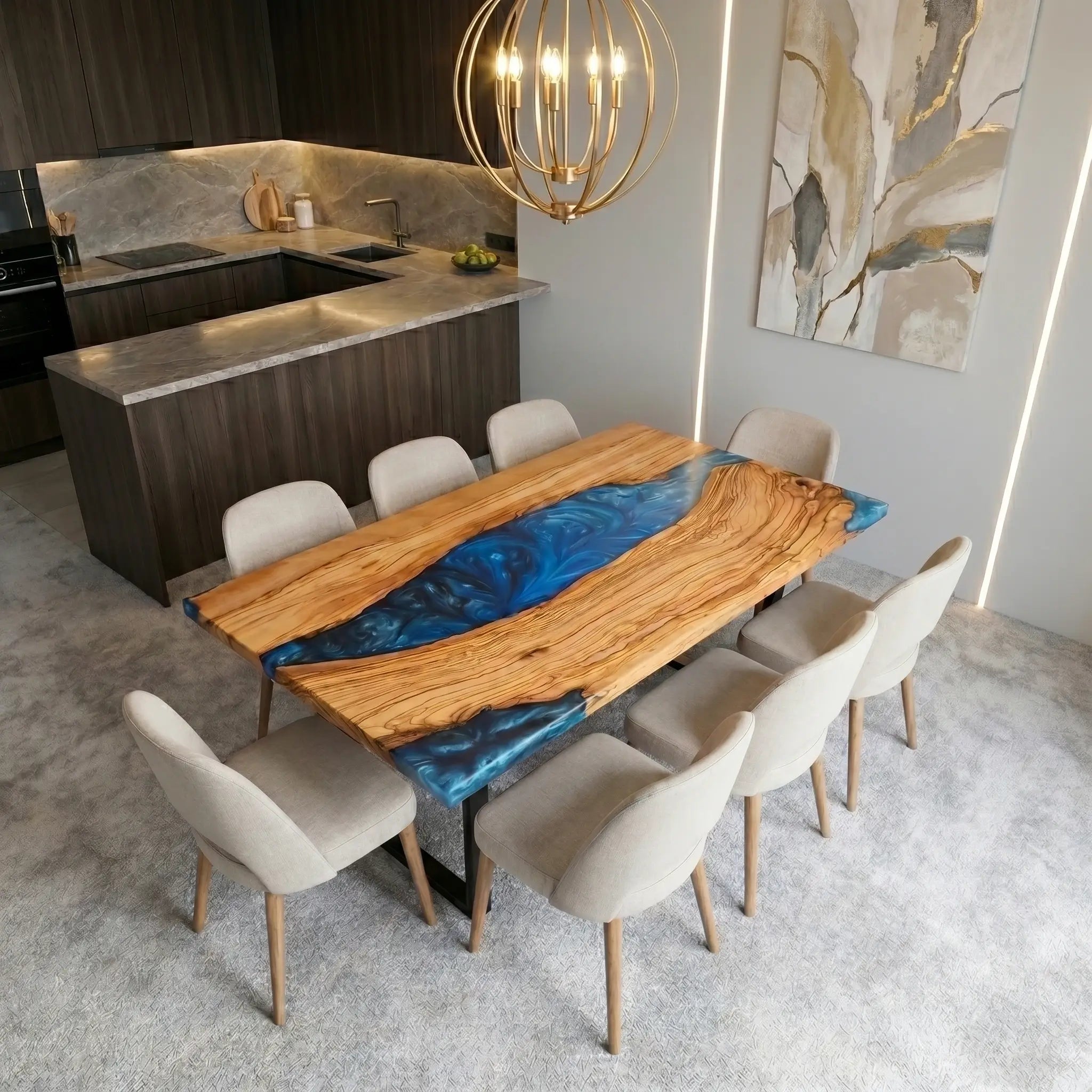 Custom-Olive-Epoxy-Resin-River-Table-Blue-Resin-OVT-63-21
