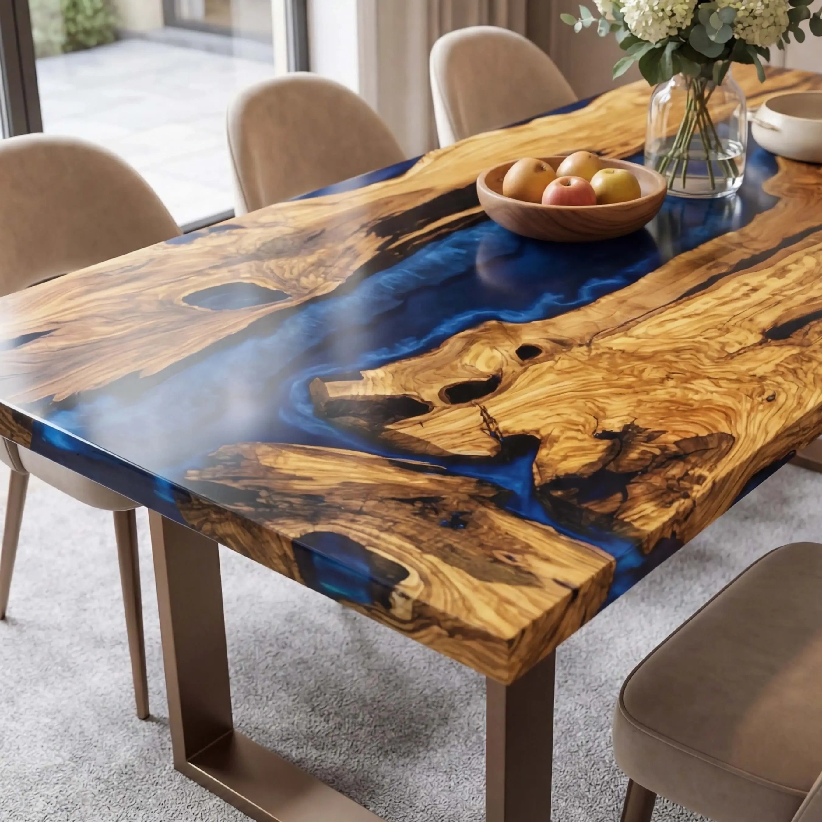 Custom-Olive-Epoxy-Resin-River-Table-Blue-Waves-ERT-33-20