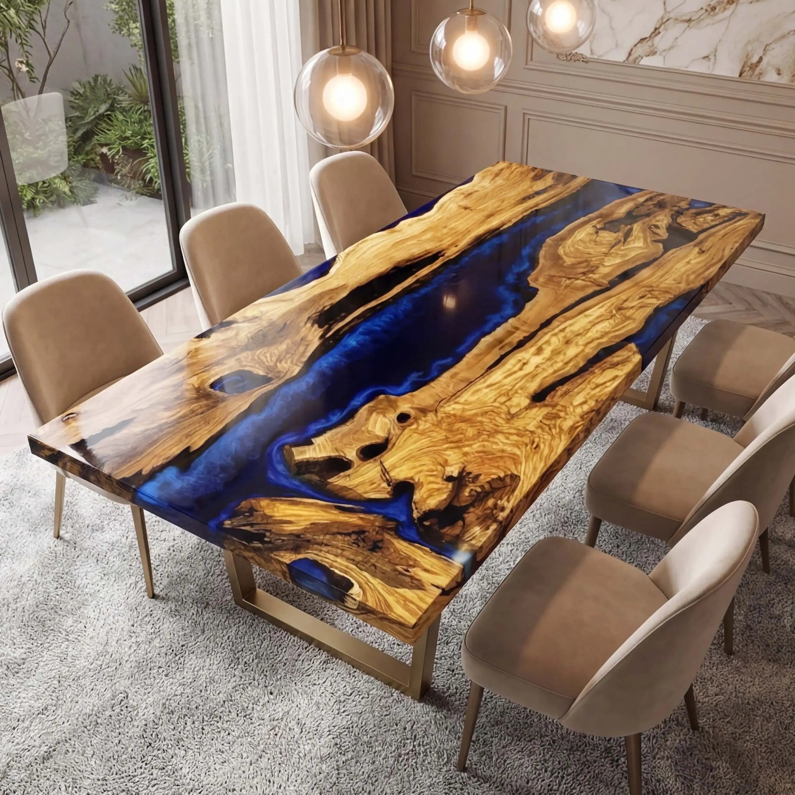 Custom-Olive-Epoxy-Resin-River-Table-Blue-Waves-ERT-33-26