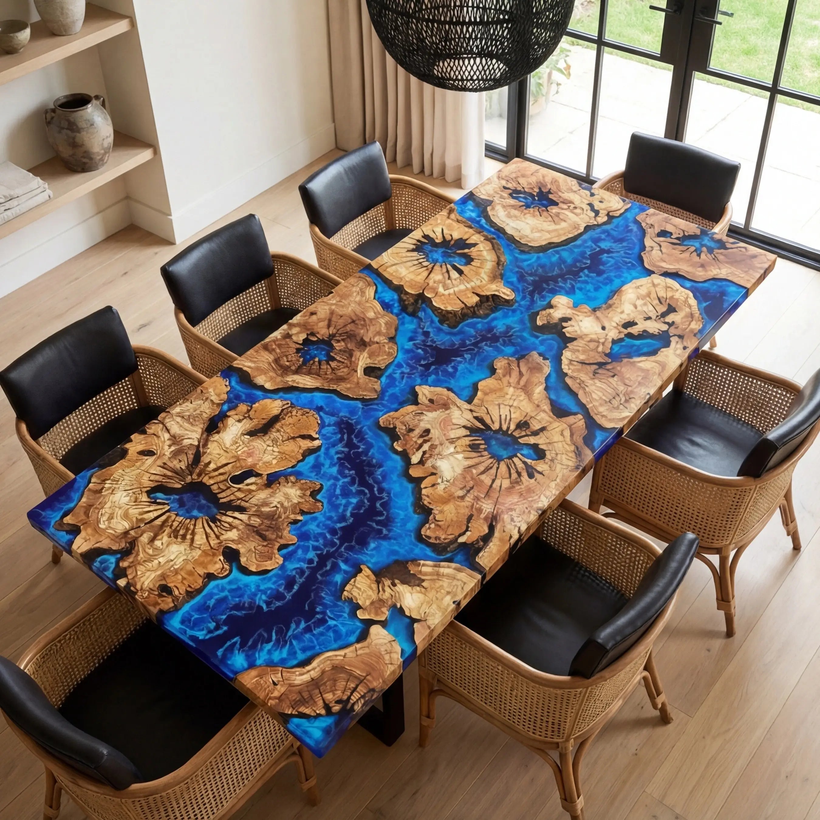 Custom-Olive-Epoxy-Resin-River-Table-Blue-Waves-ERT-56-18