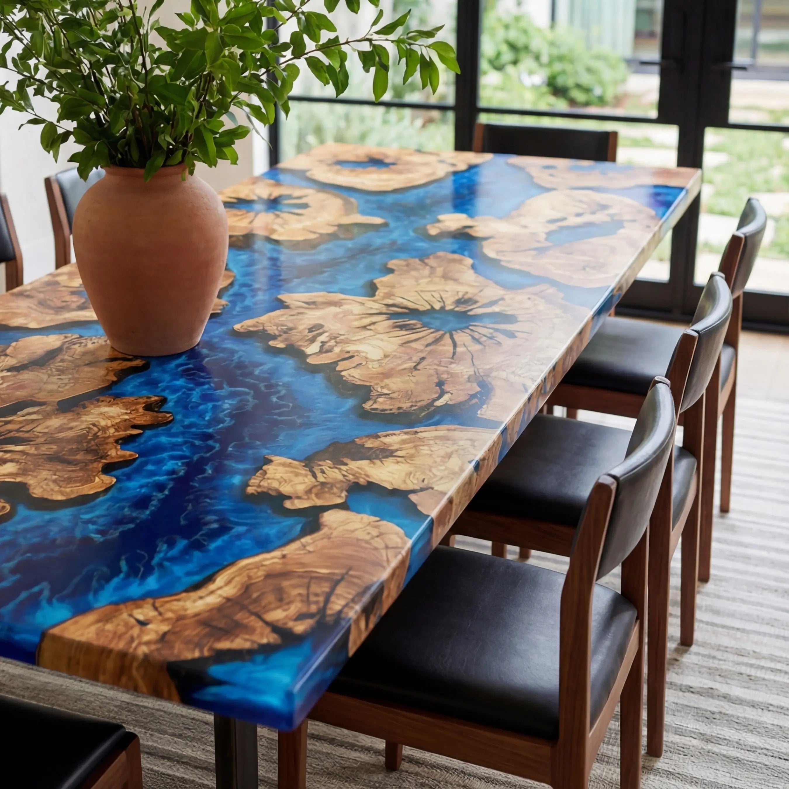 Custom-Olive-Epoxy-Resin-River-Table-Blue-Waves-ERT-56-20