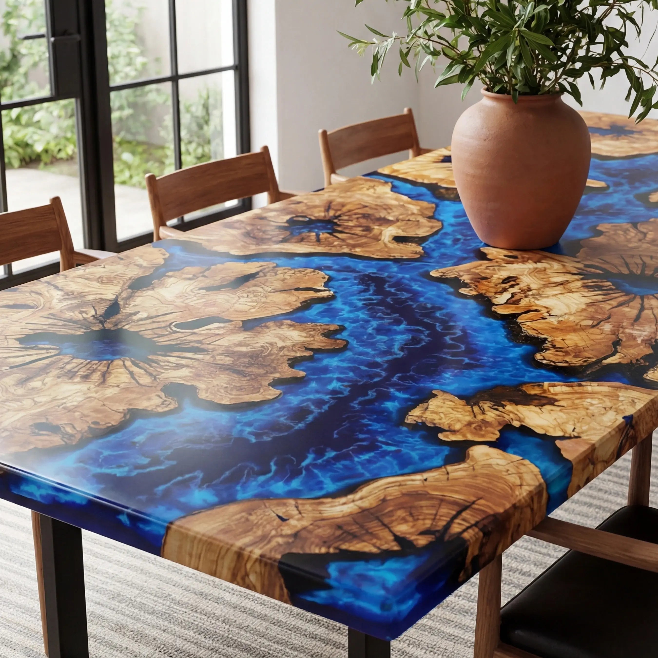 Custom-Olive-Epoxy-Resin-River-Table-Blue-Waves-ERT-56-21