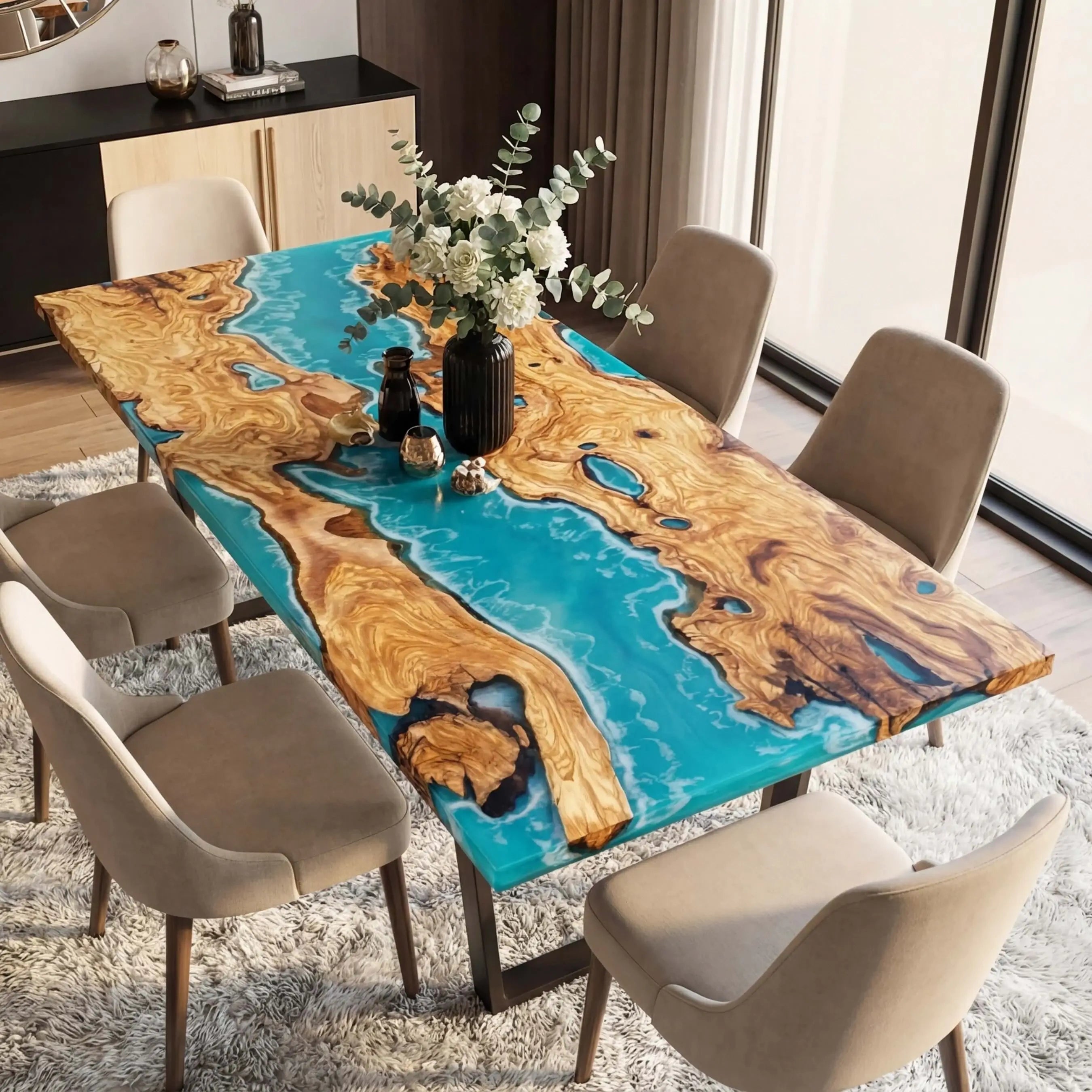 Custom-Olive-Epoxy-Resin-River-Table-Blue-Waves-EYT-38-18