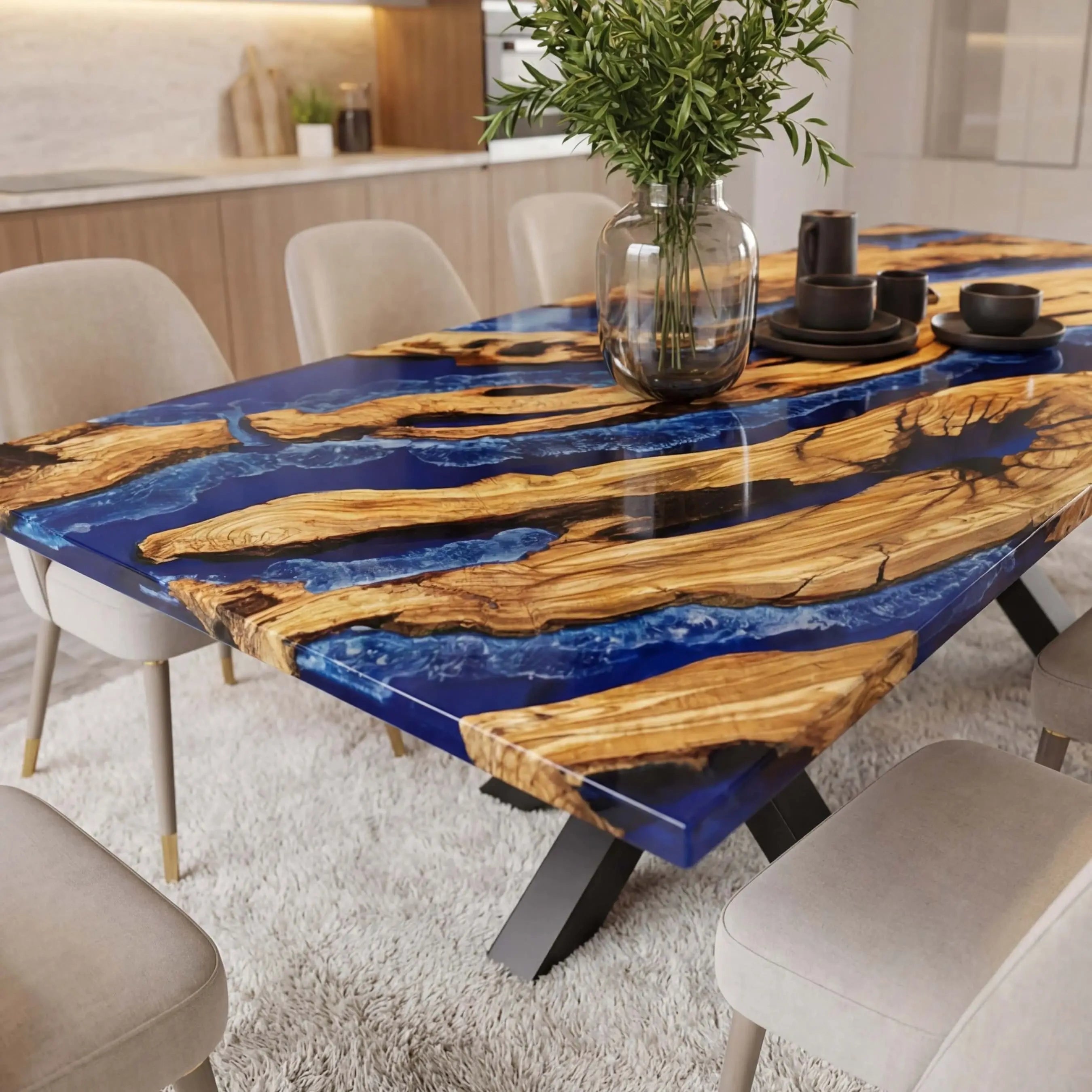 Custom-Olive-Epoxy-Resin-River-Table-Blue-Waves-XYT-58-18